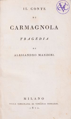 Il Conte di Carmagnola Tragedia