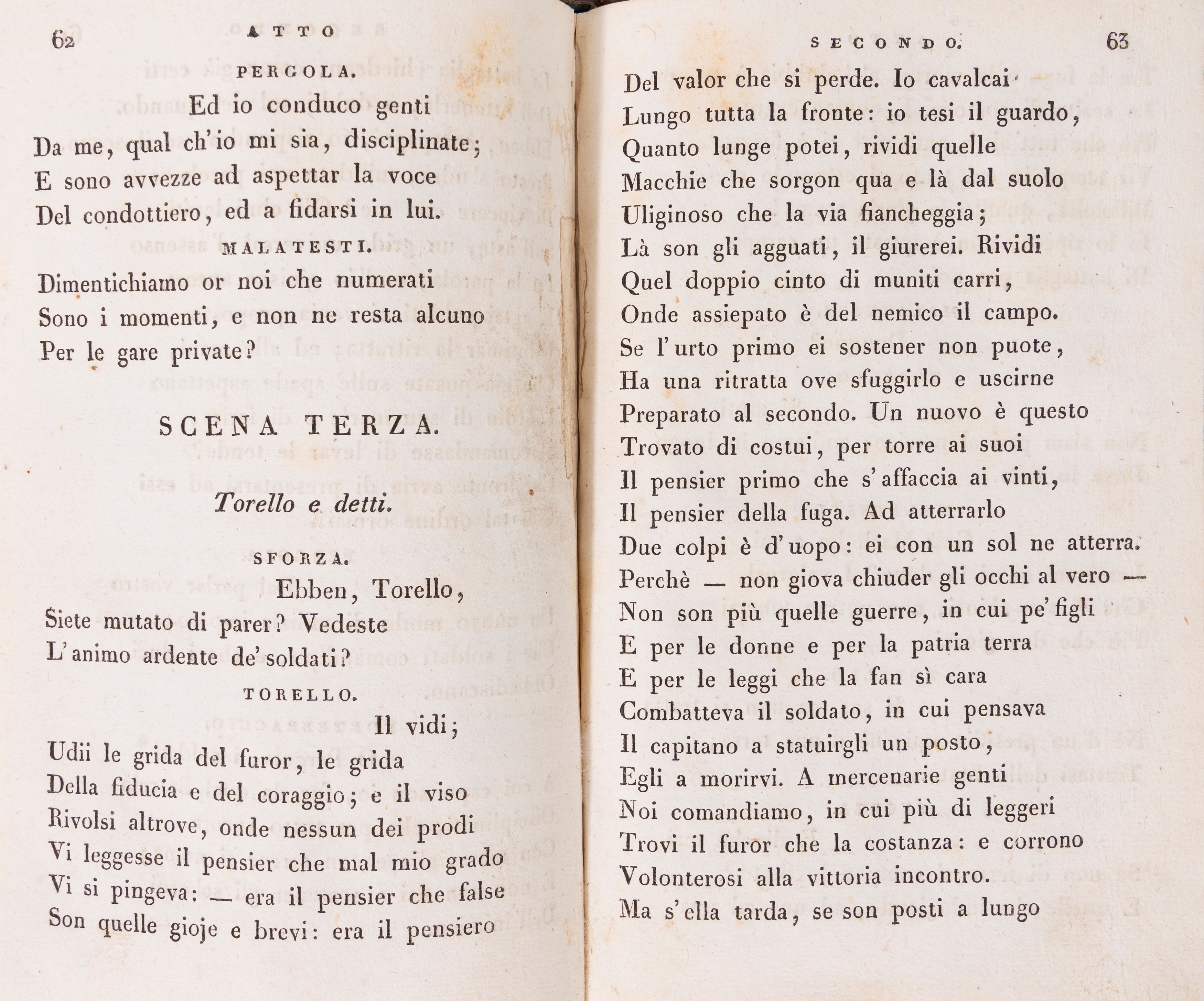 Alessandro Manzoni - Il Conte di Carmagnola. Tragedia, prima edizione