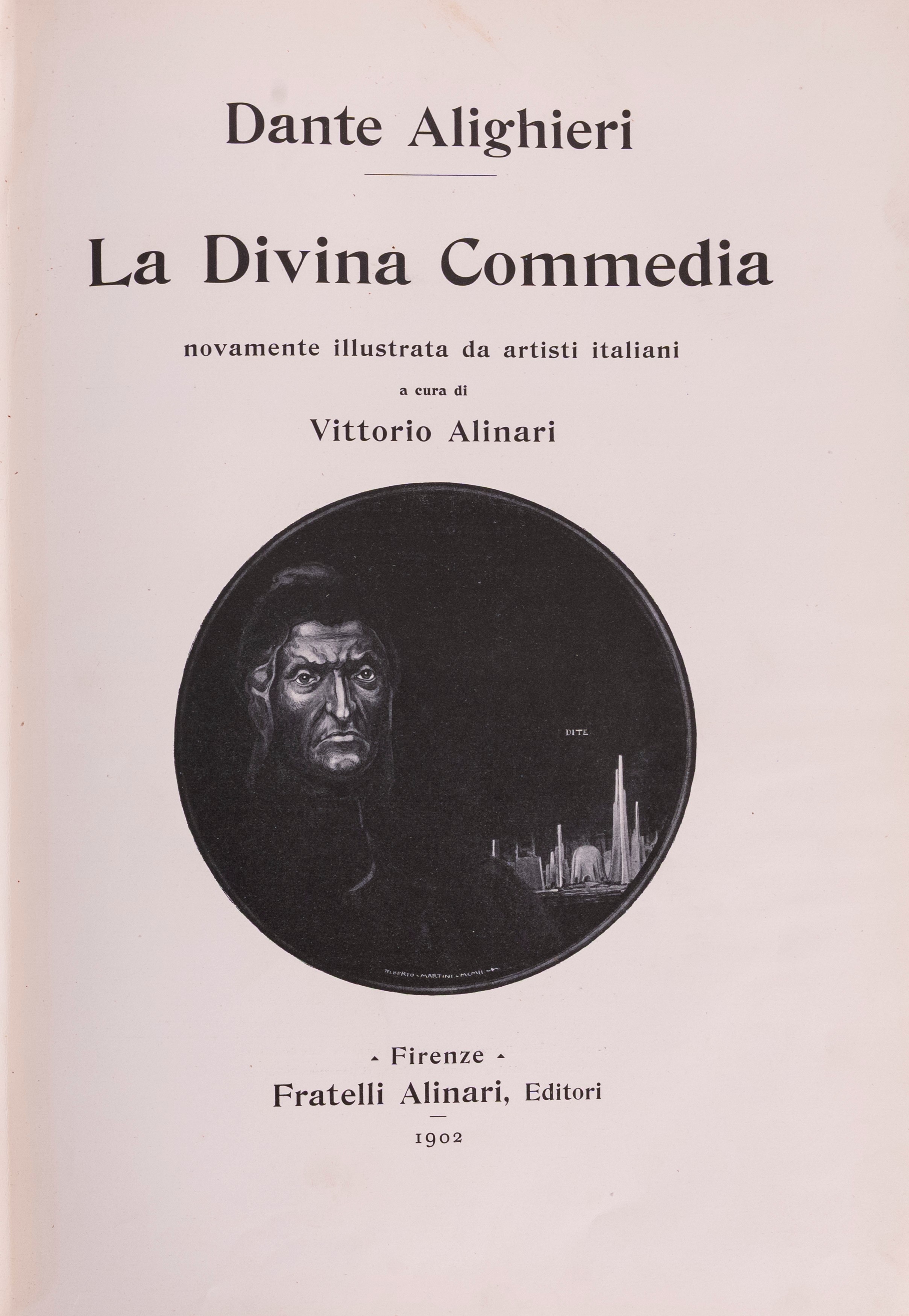 Dante Alighieri - La Divina Commedia illustrata da artisti italiani, edizione originale 1902