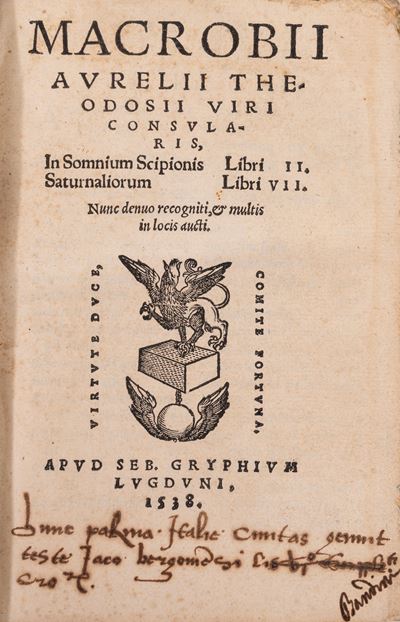 In somnium scipionis libri II, Saturnaliorum libri VII