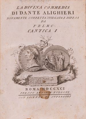 La Divina Commedia di Dante Alighieri novamente corretta spiegata e difesa da F.B.L.M.C.