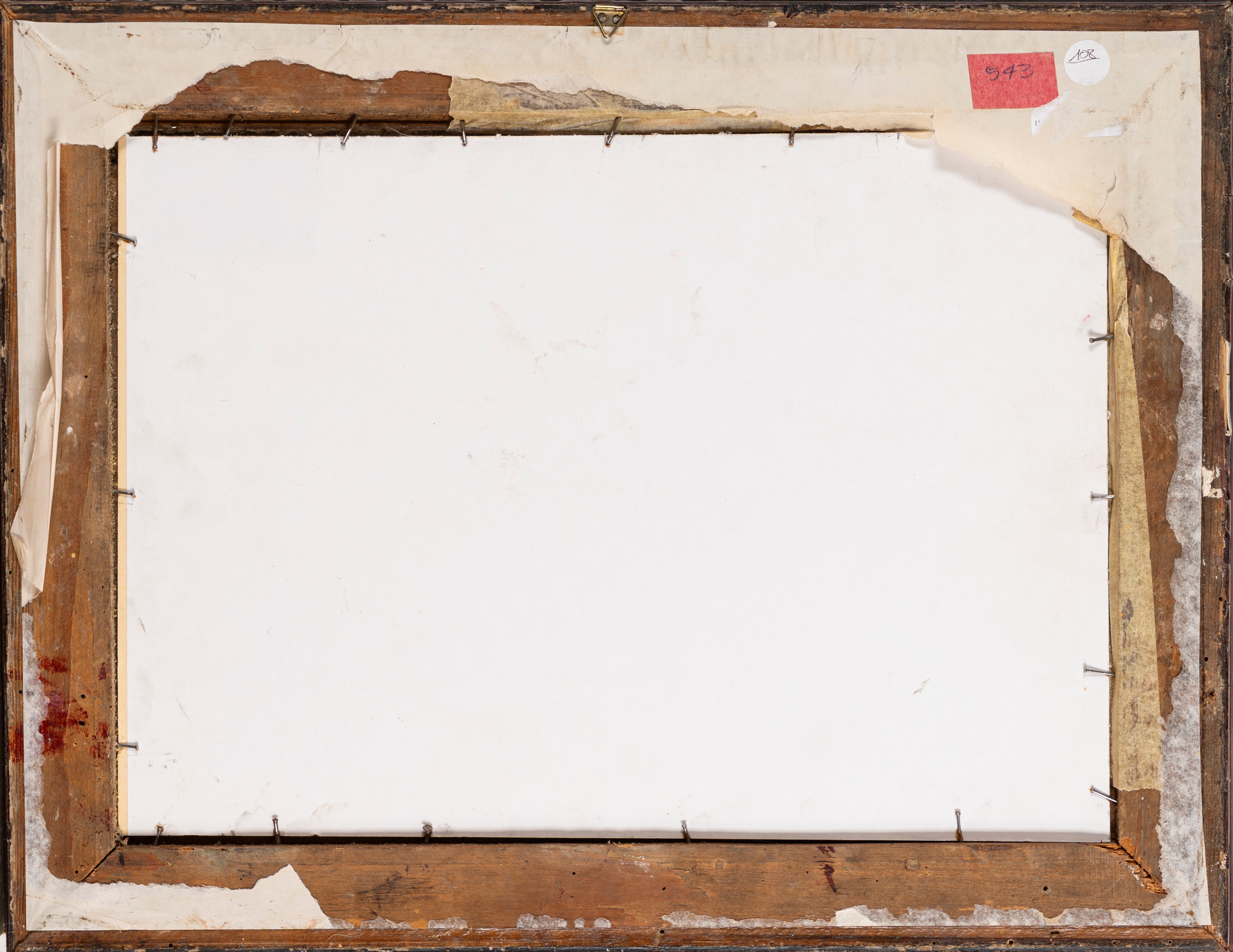 Scuola del Secolo XIX - Autore ignoto, Scena di interno, matita su carta