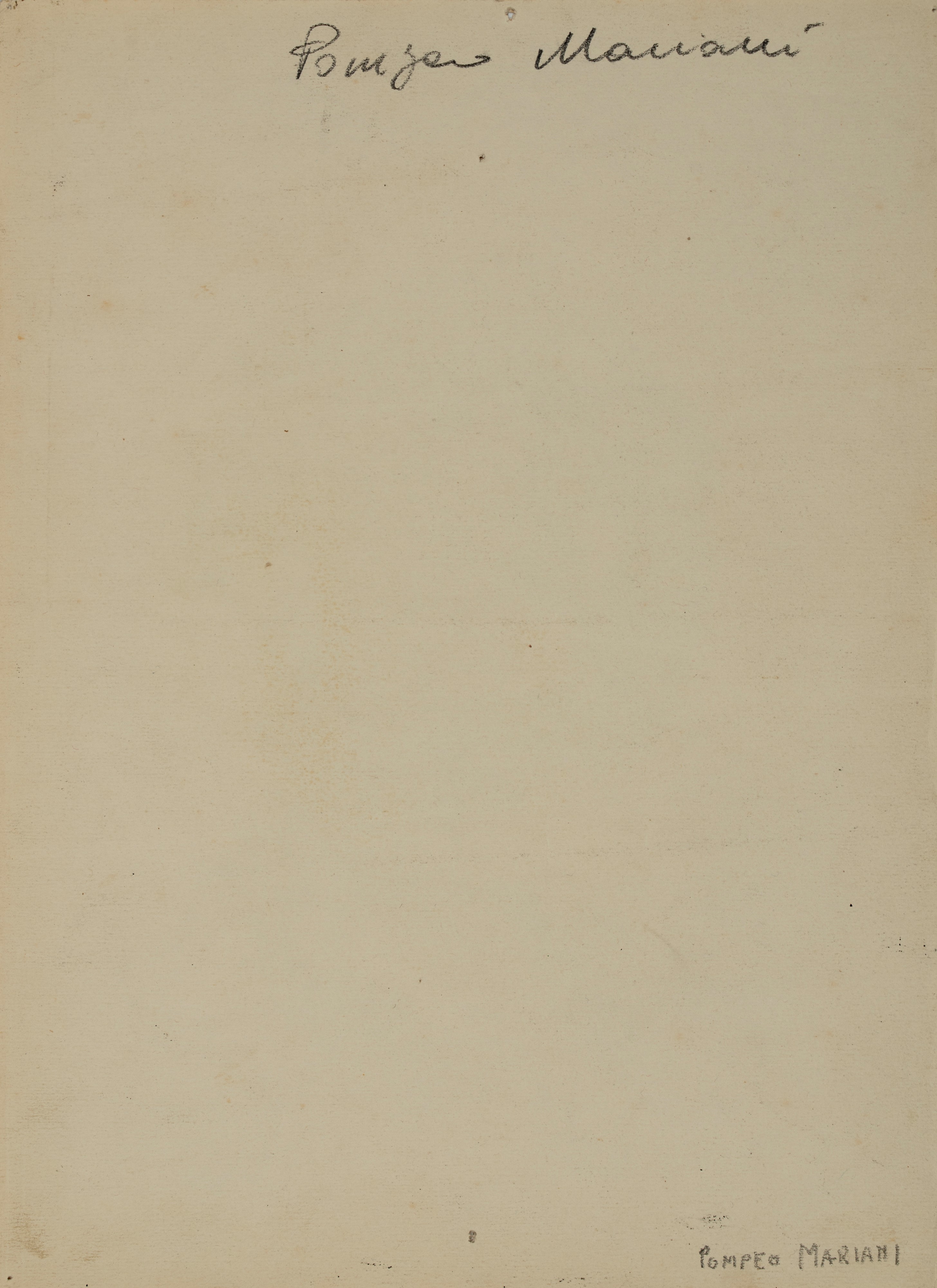 Attribuito a Pompeo Mariani (monza 1857-bordighera 1927) - PMariani, Testa femminile