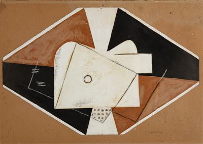 Guitare, papier collé