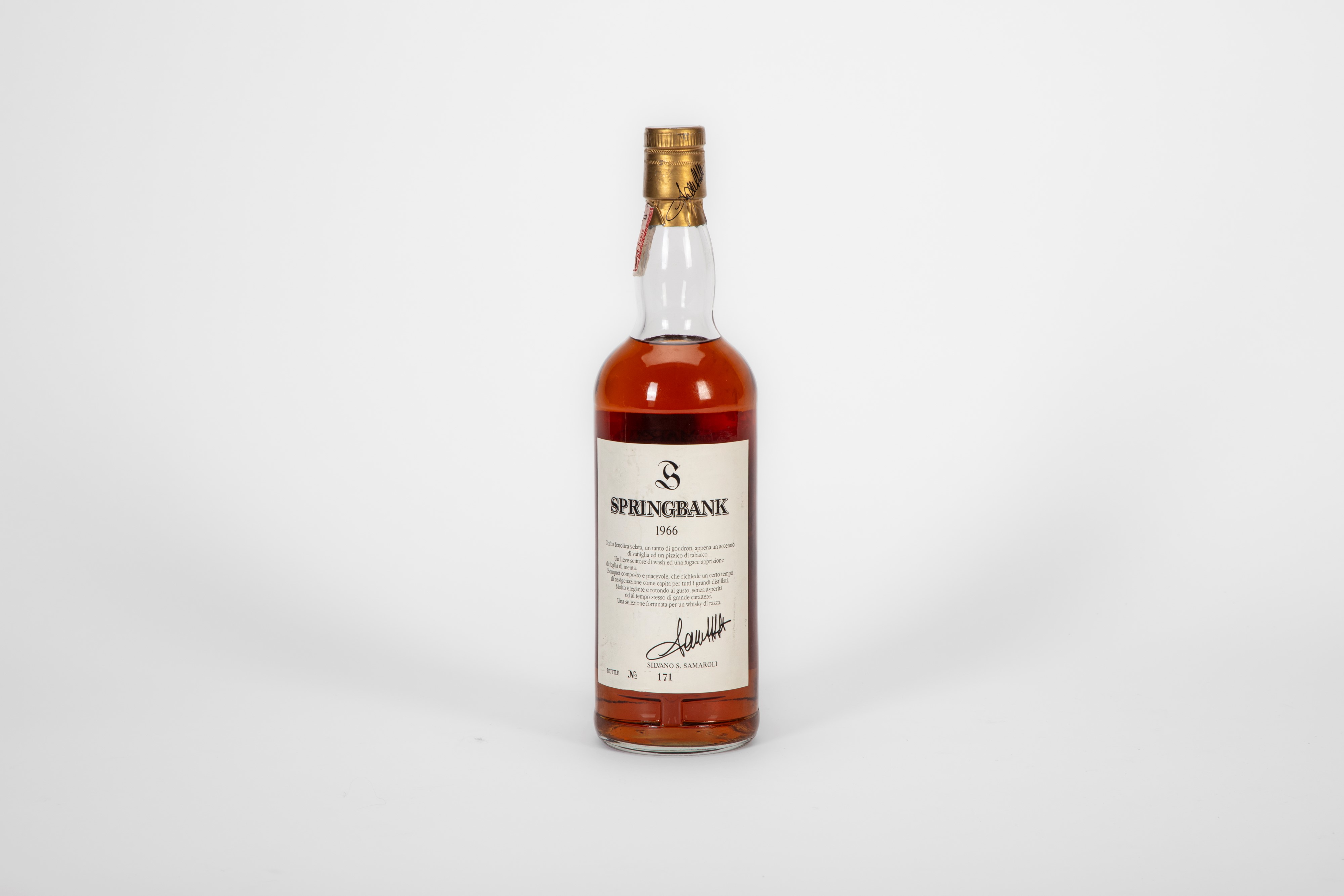 Scozia - Samaroli, Springbank 21 Year Old Scotch Whisky