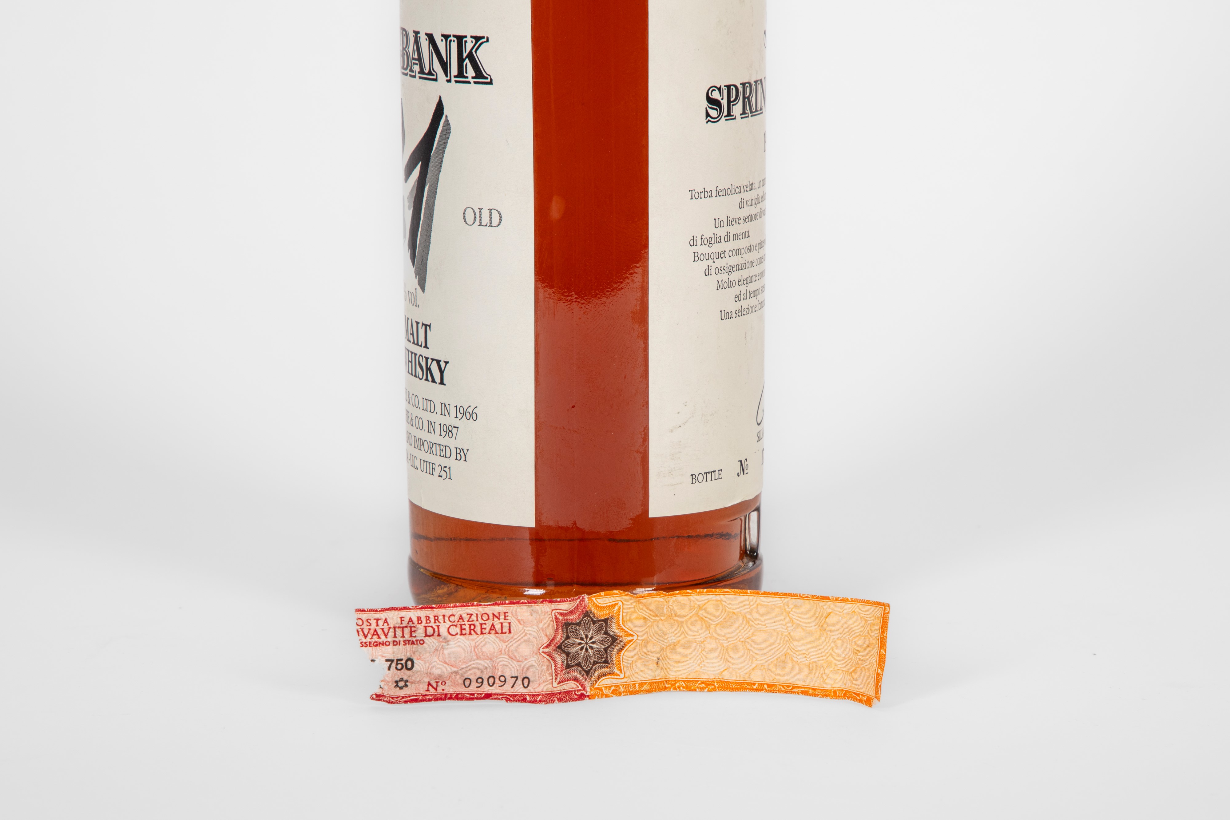 Scozia - Samaroli, Springbank 21 Year Old Scotch Whisky