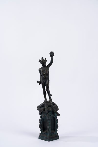 Benvenuto Cellini, Perseo con la testa di Medusa - scultura in bronzo