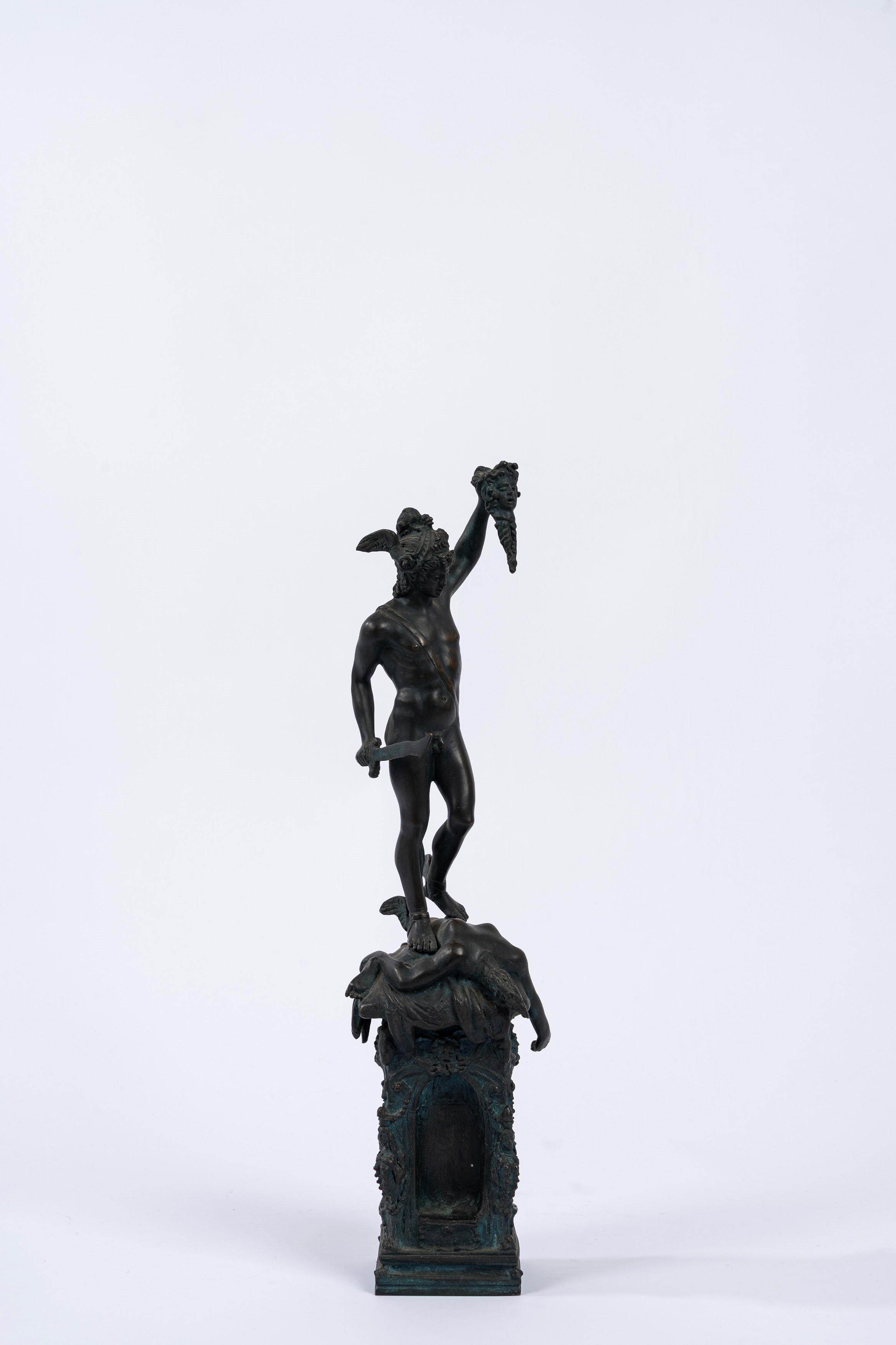 Benvenuto Cellini, Perseo con la testa di Medusa - scultura in bronzo