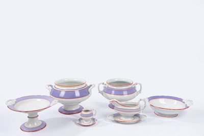 Villeroy & Boch, Importante servizio in porcellana, 1868