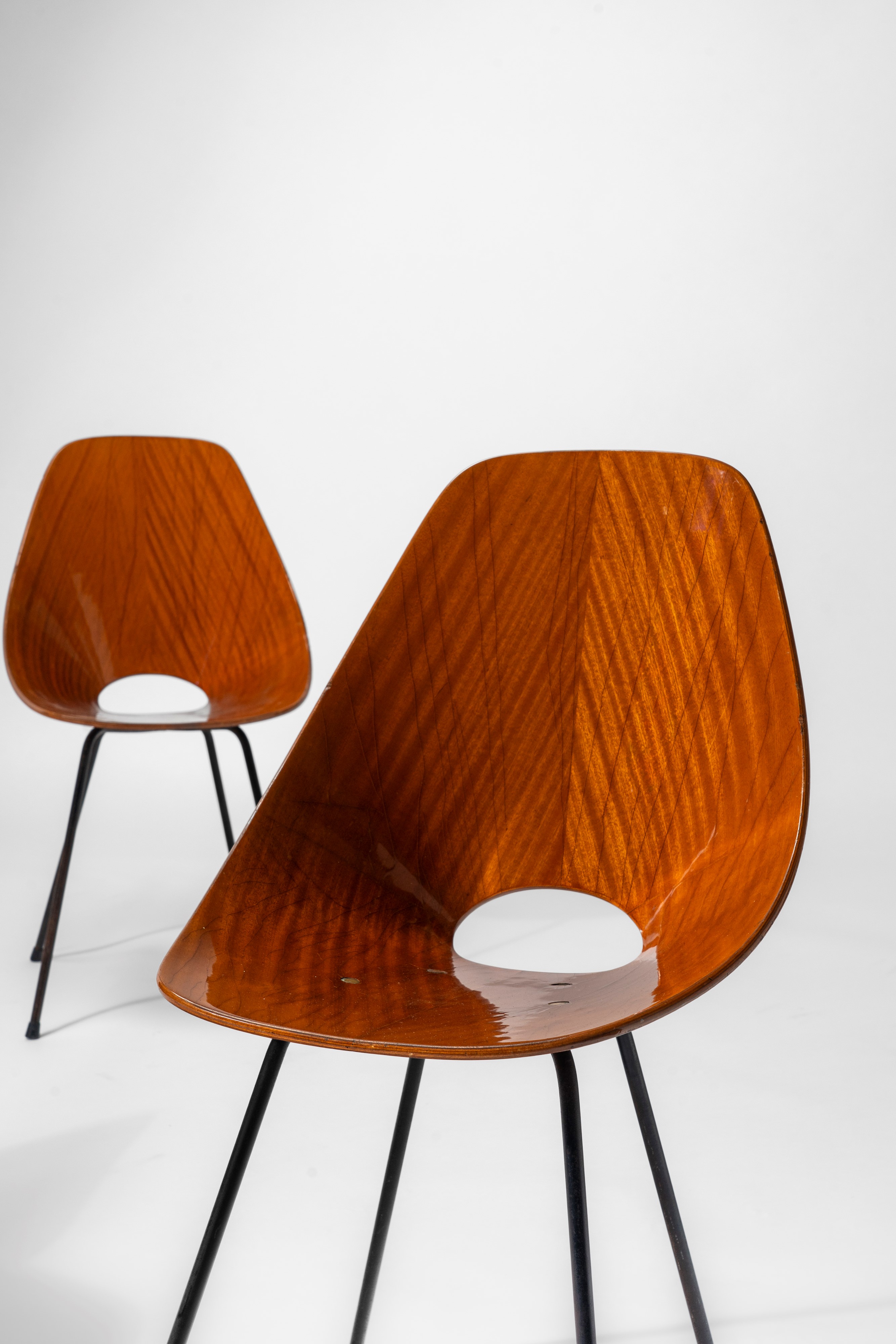 Set di quattro sedie modello 'Medea'