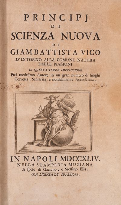 Principj di scienza nuova, Terza edizione