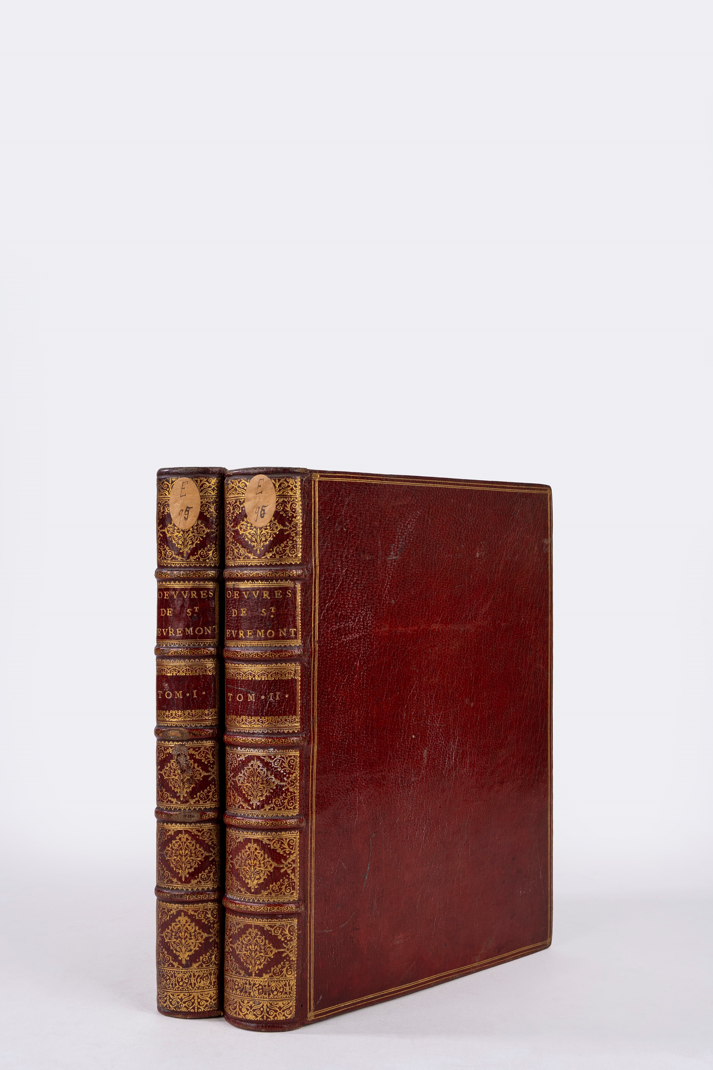 Les Véritables Oeuvres De Saint Evremond – Tome I/3, Londres 1707, Cuir
