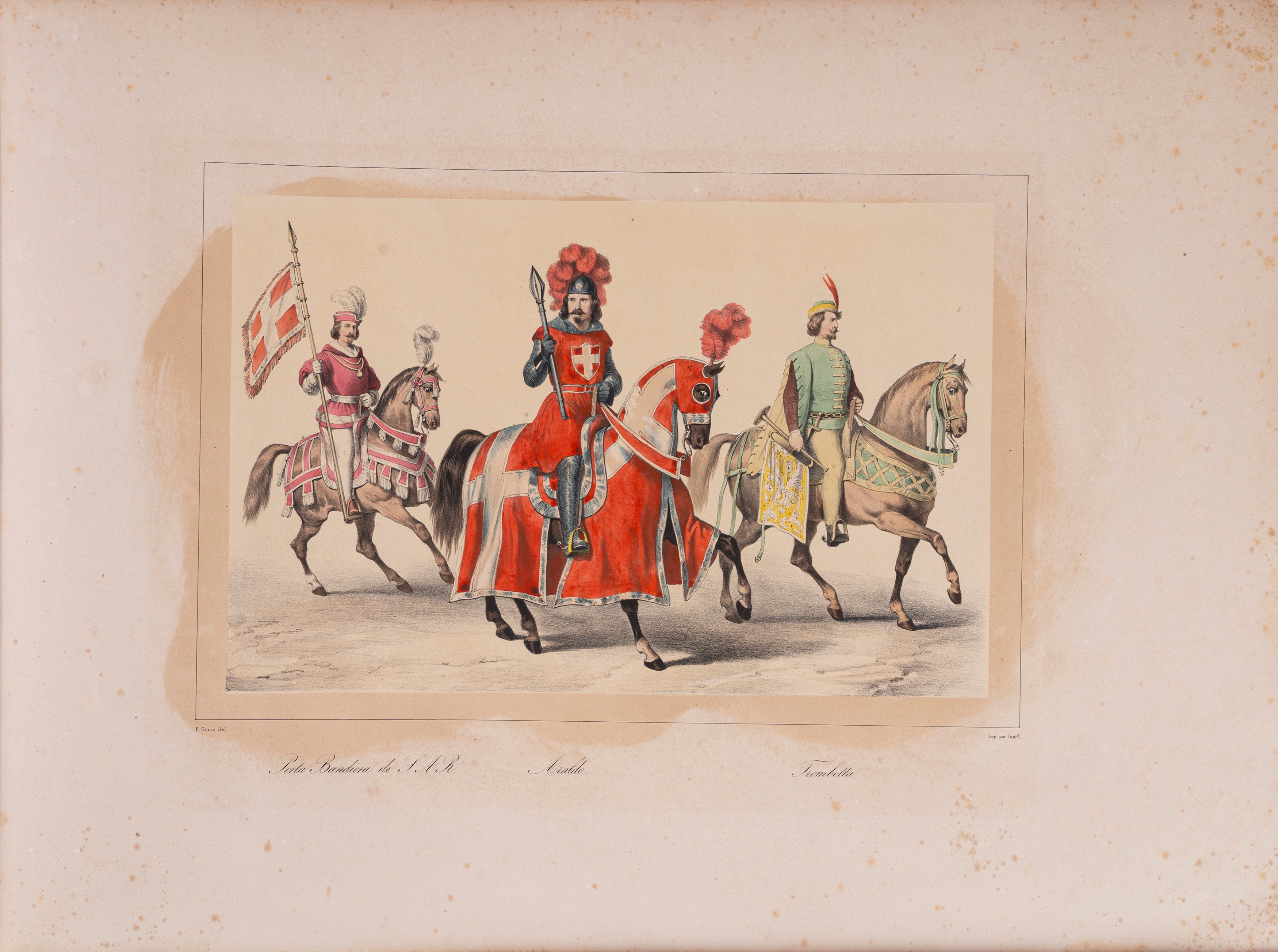 Carosello in Piazza di S. Carlo a Torino, 22 aprile 1842