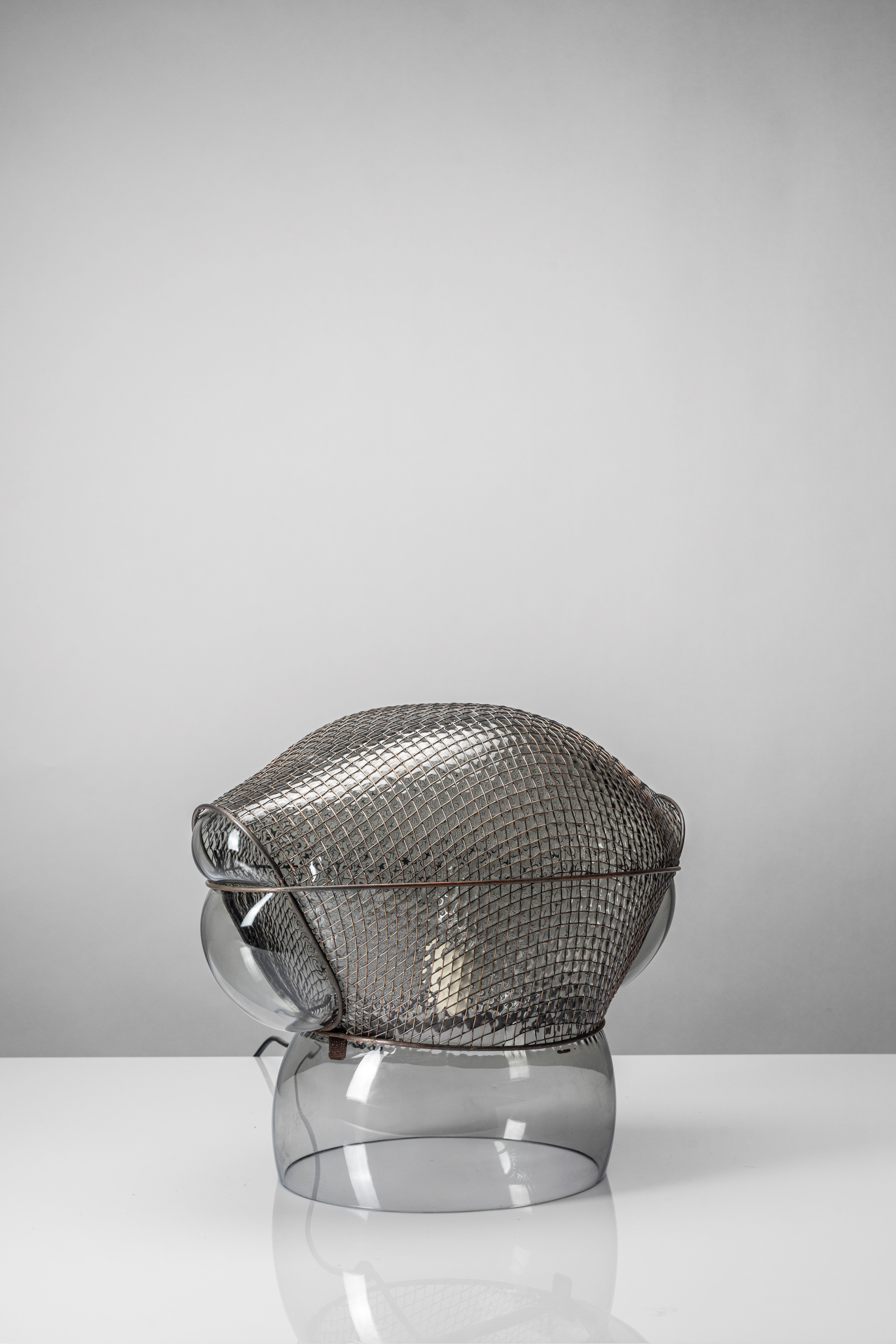 Gae Aulenti - Lampada da tavolo modello 'Patroclo', vetro e metallo, 1975
