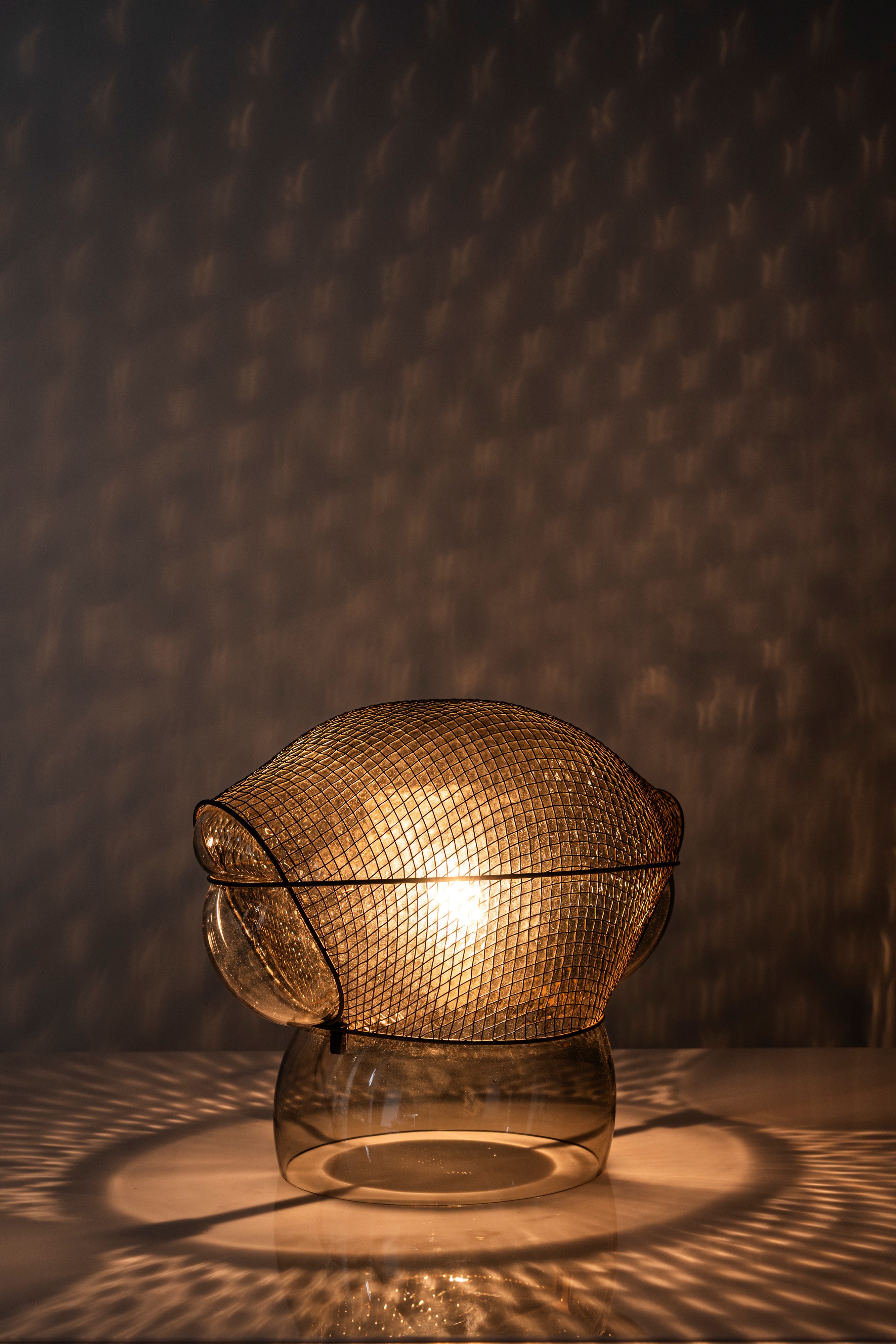 Gae Aulenti - Lampada da tavolo modello 'Patroclo', vetro e metallo, 1975
