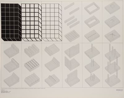 Autore sconosciuto, Istogrammi d'architettura - Litografia, es. 240/500