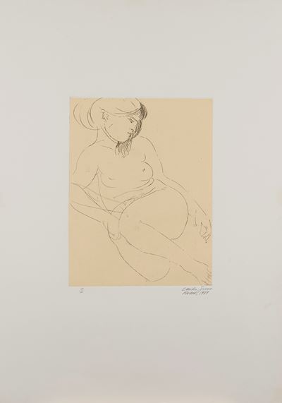 Nudo, acquaforte, es. 18/60