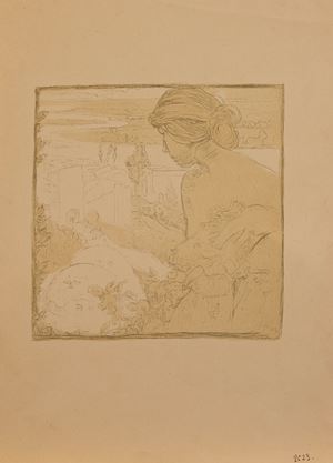 Maternité devant la mer