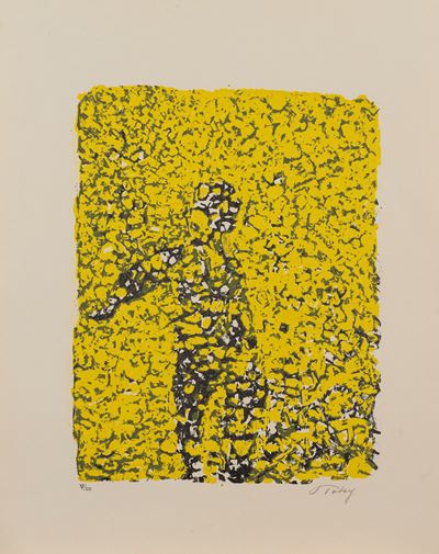 Standing Figure, litografia a colori, 1965