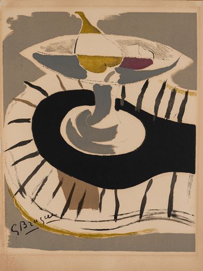 Compotier, litografia a colori, 1952