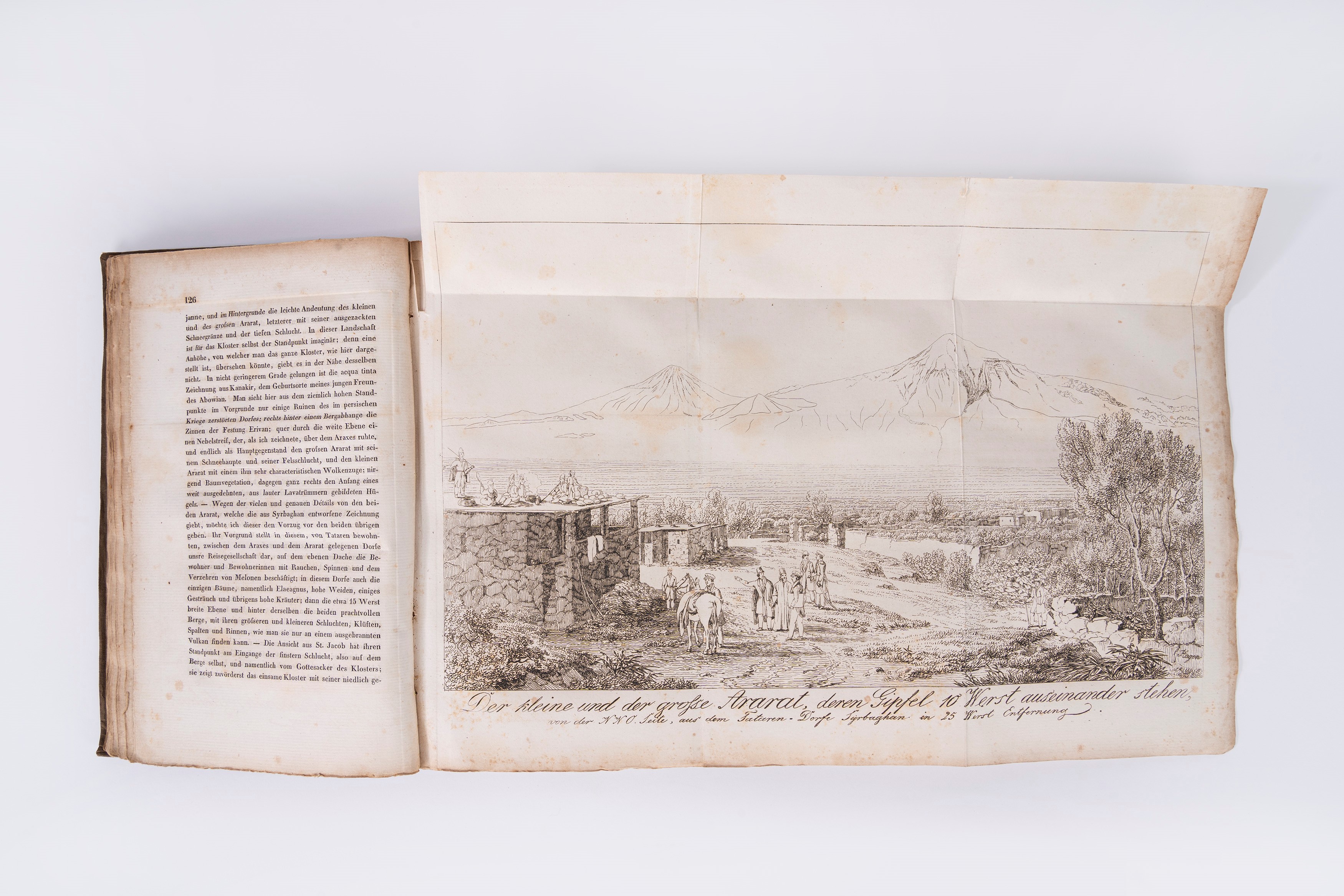 Friedrich Dr. Parrot - Reise zum Ararat - Prima edizione del 1834 con cartina e tavole