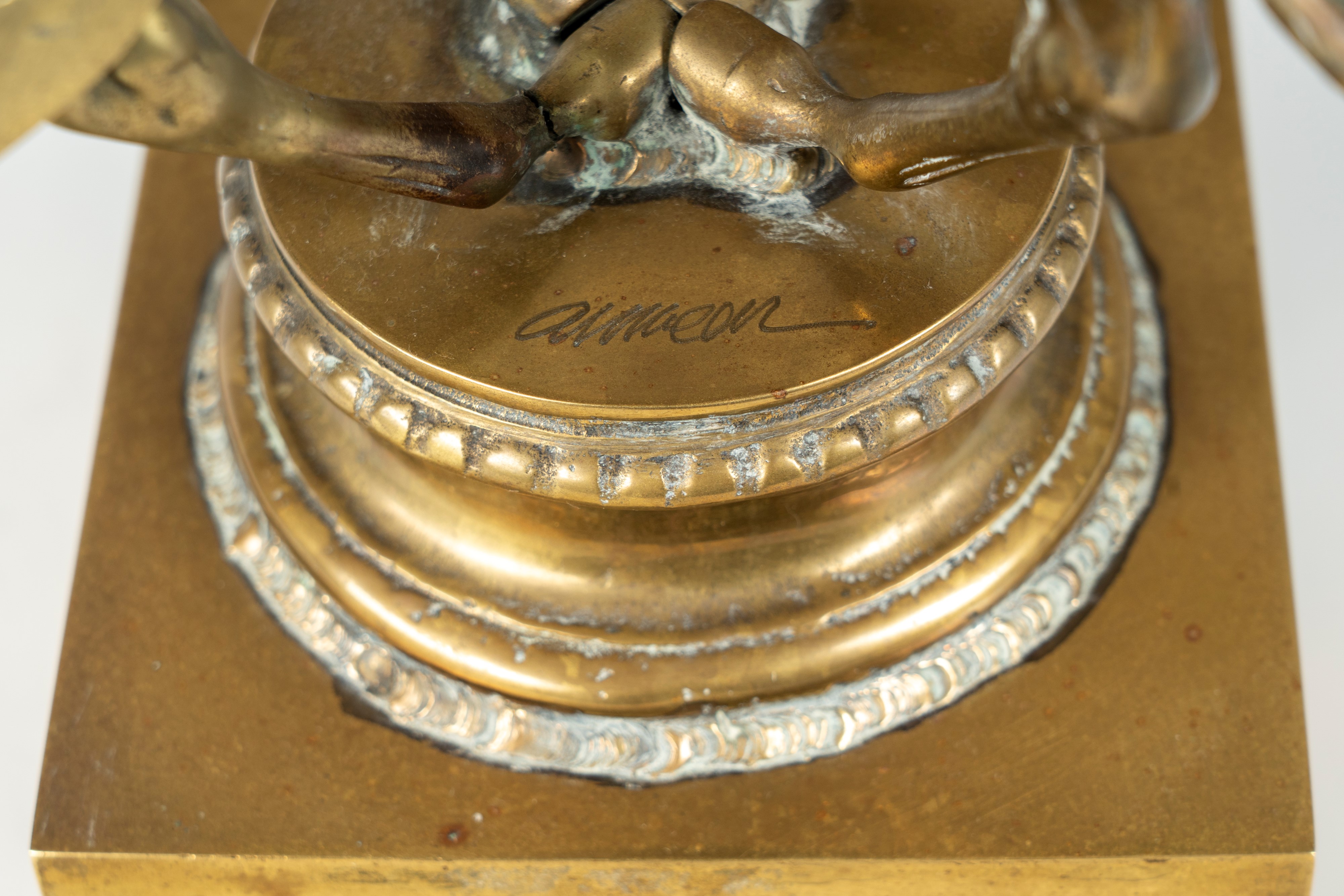 Fernandez Arman - L'or des Chevaux, bronzo 1997