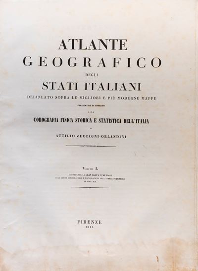 Atlante geografico degli stati italiani (1844)