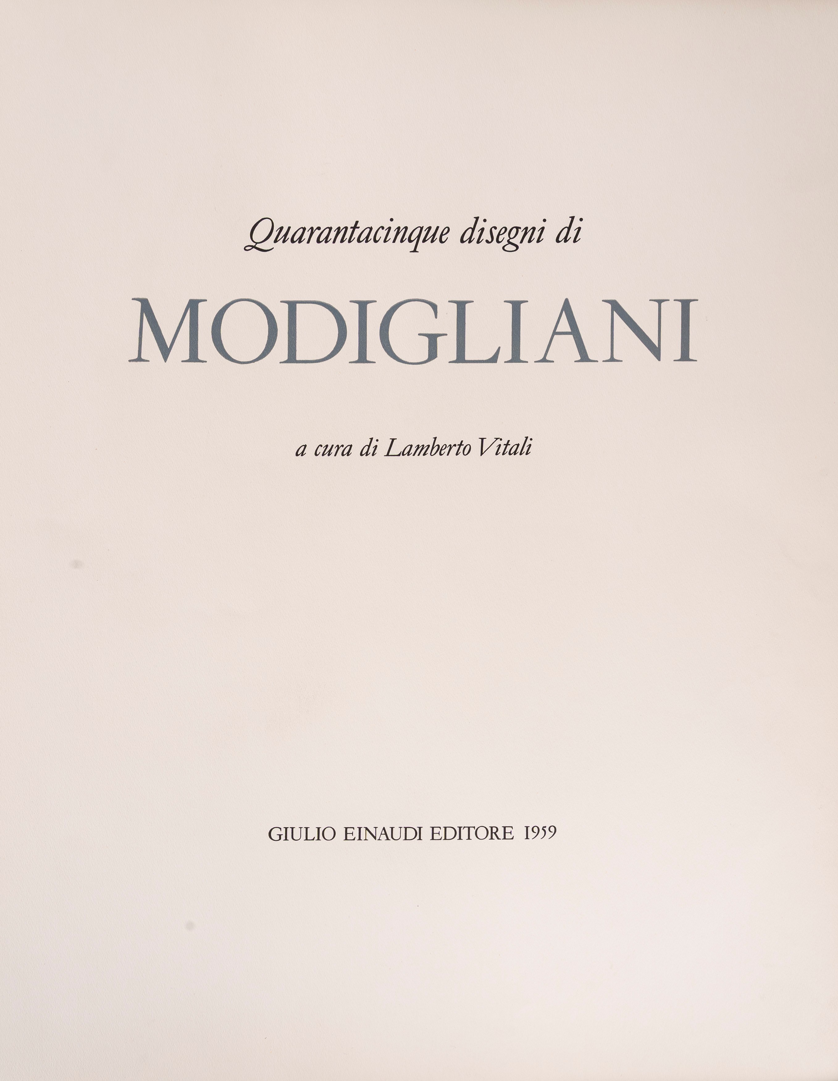 Amedeo Modigliani - Quarantacinque disegni - Esemplare n. 252 - Tiratura di 750
