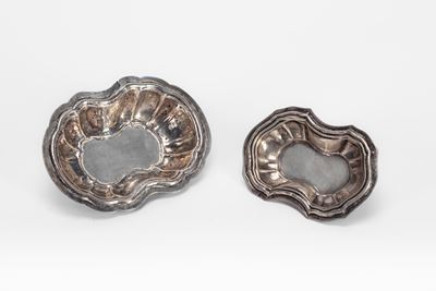 Coppia di ciotoline in argento, Prima metà del XX secolo