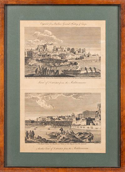 P. Wenzel, Vue de la Villa Reale, incisione del XVIII secolo