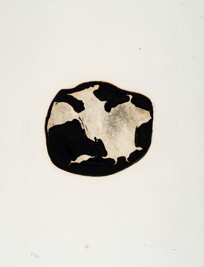 Combustione 2, acquaforte acquatinta a colori, 1965