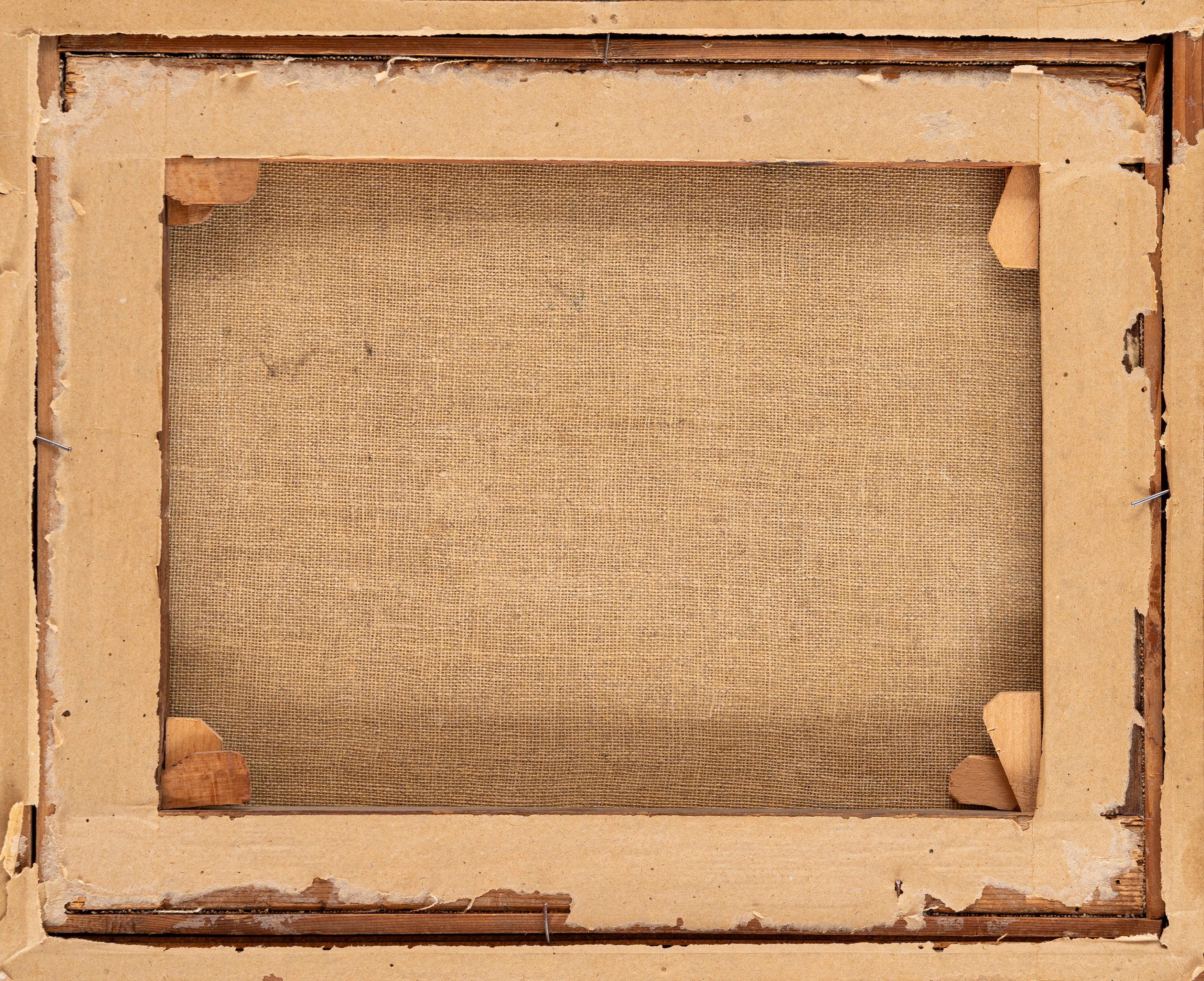 Paesaggio con torre circolare ed astanti in primo piano