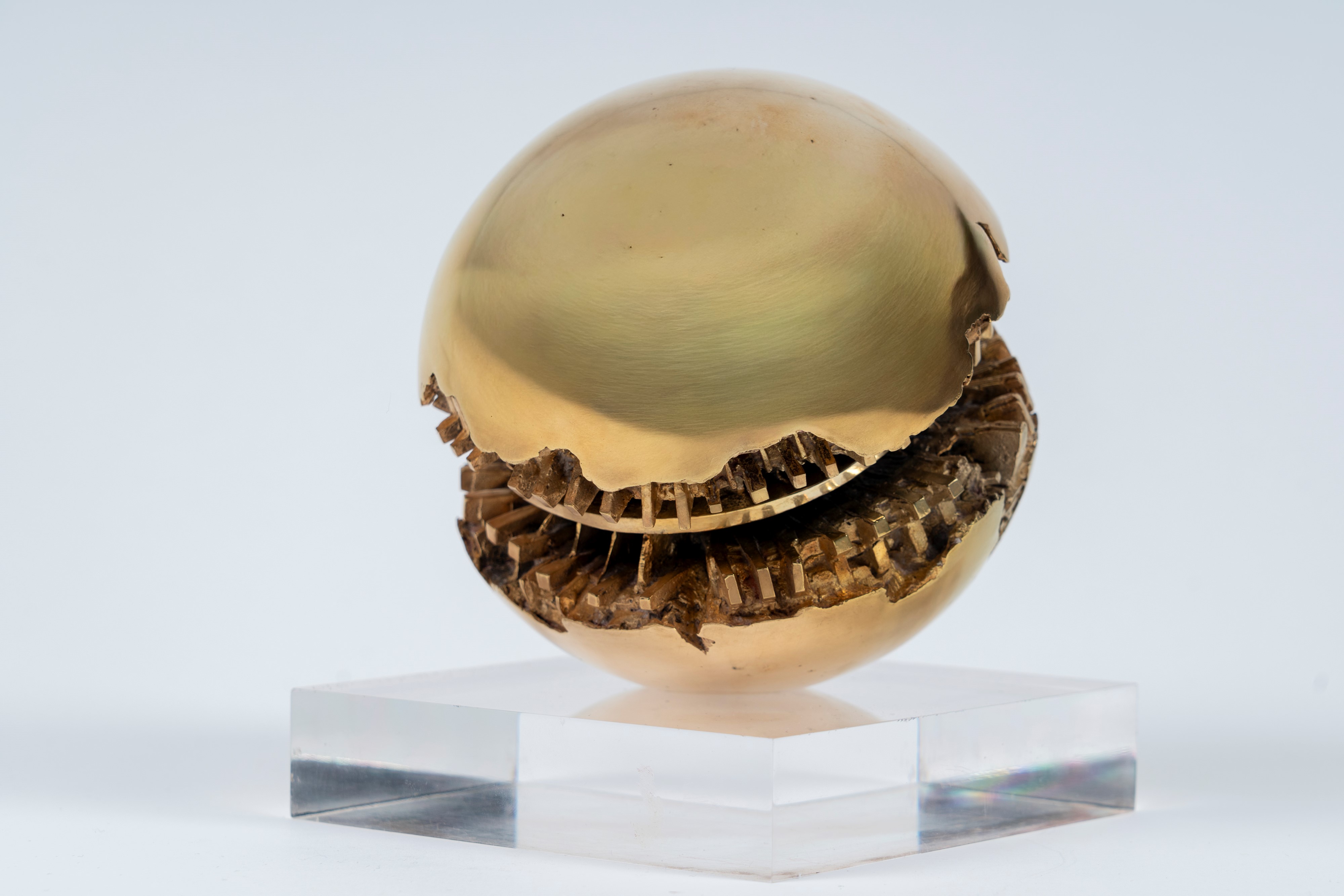 Arnaldo Pomodoro - Sfera in bronzo, es. 9/9, 1978