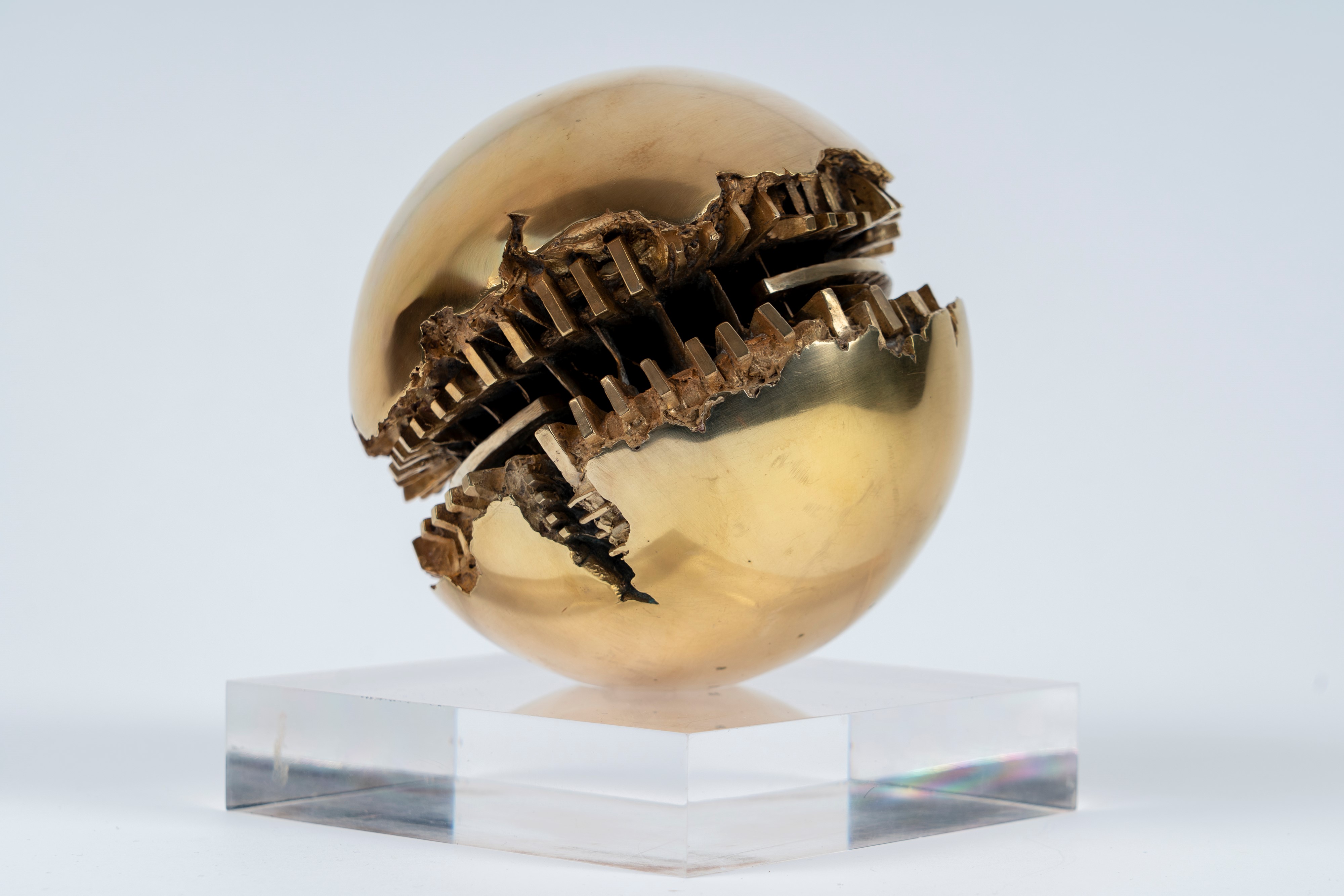 Arnaldo Pomodoro - Sfera in bronzo, es. 9/9, 1978