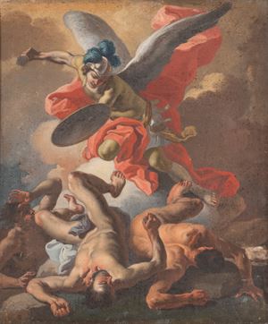 L' Arcangelo Michele sconfigge i demoni