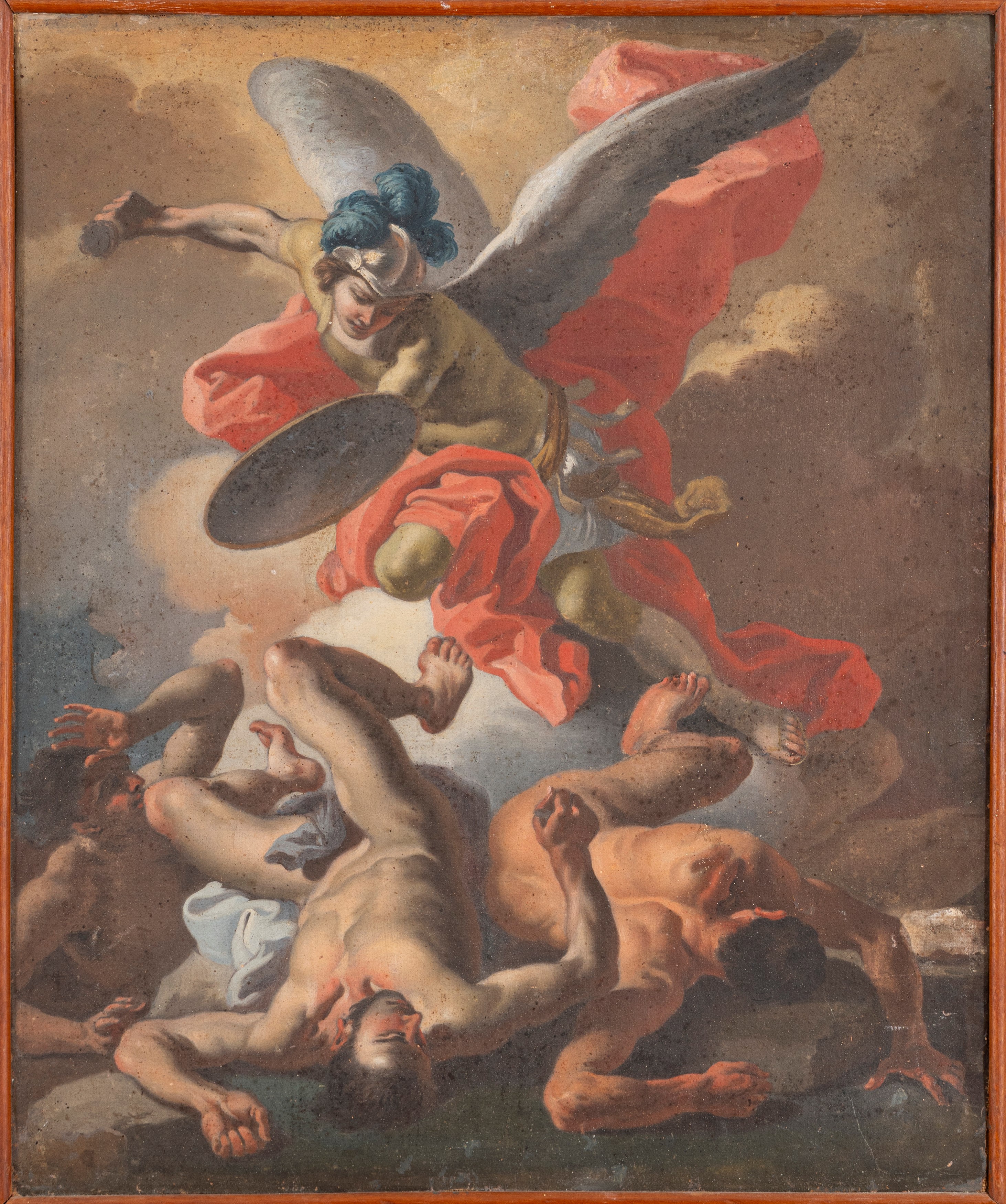 Attribuito a Francesco De Mura (napoli 1696 – 1782) - Artista sconosciuto, L' Arcangelo Michele s...