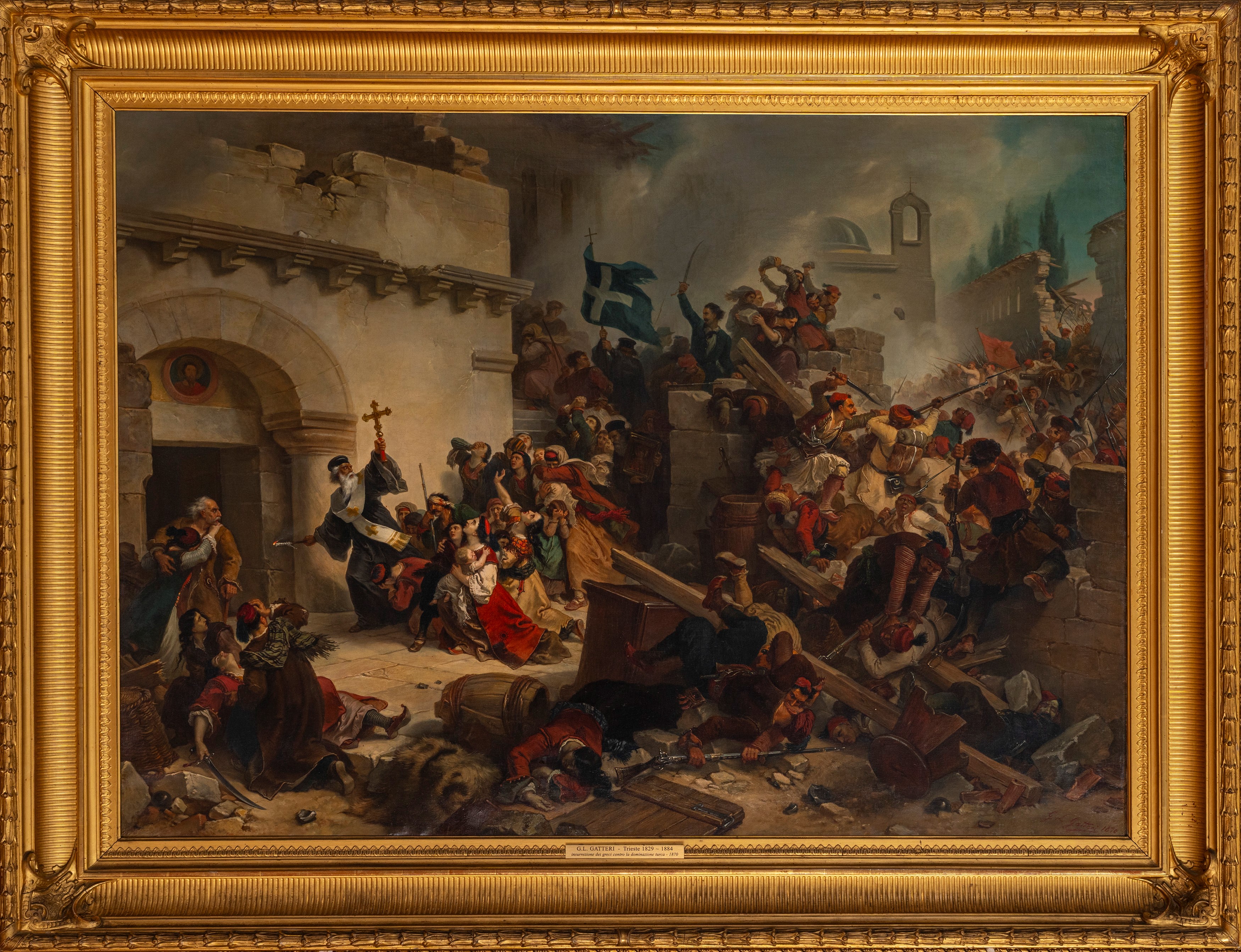 Giuseppe Lorenzo Gatteri - Insurrezione dei Greci Contro la Dominazione Turca