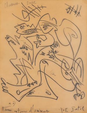 Femme entour&eacute;e d&rsquo;Animaux