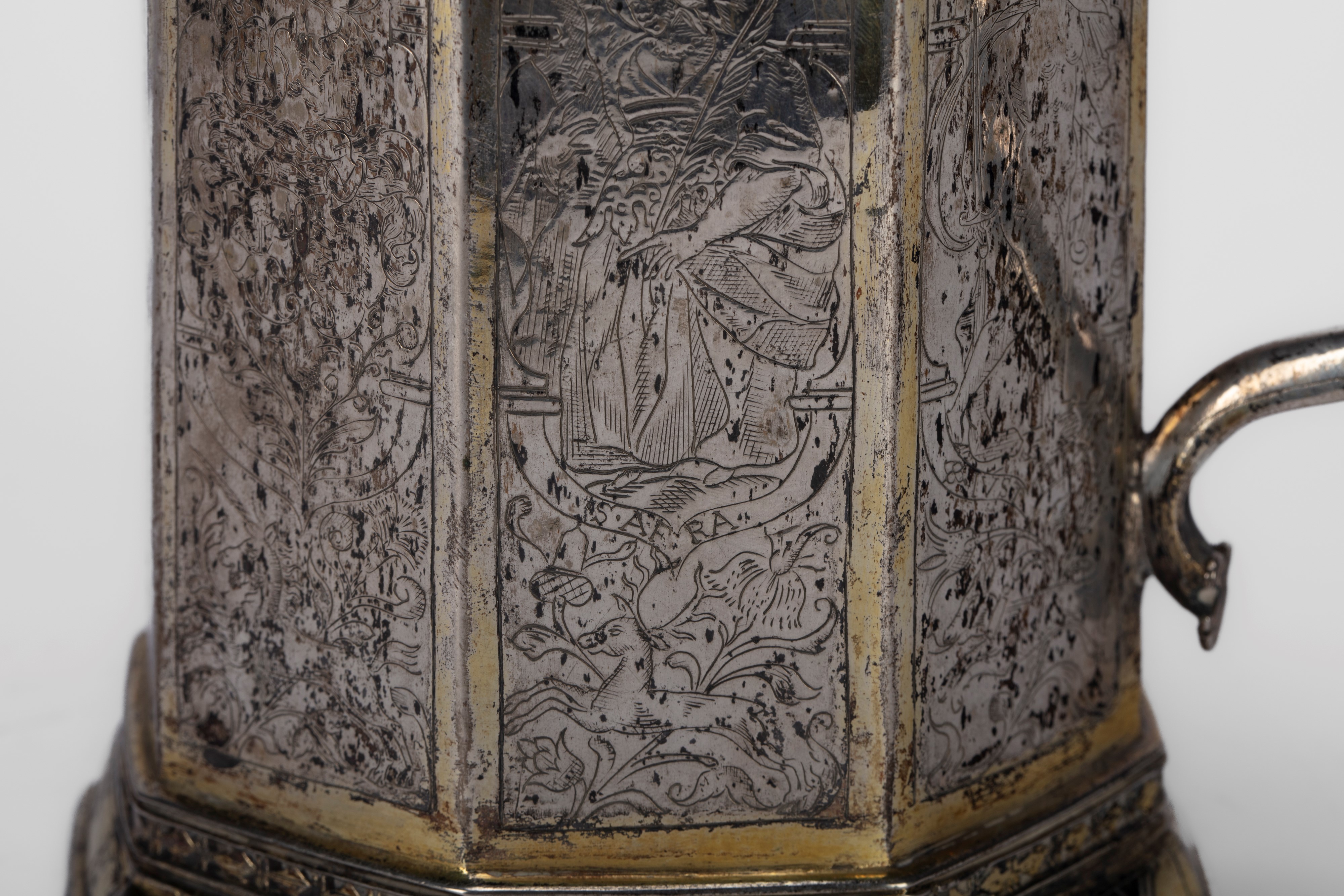 Tankard in argento, Fine secolo XVIII
