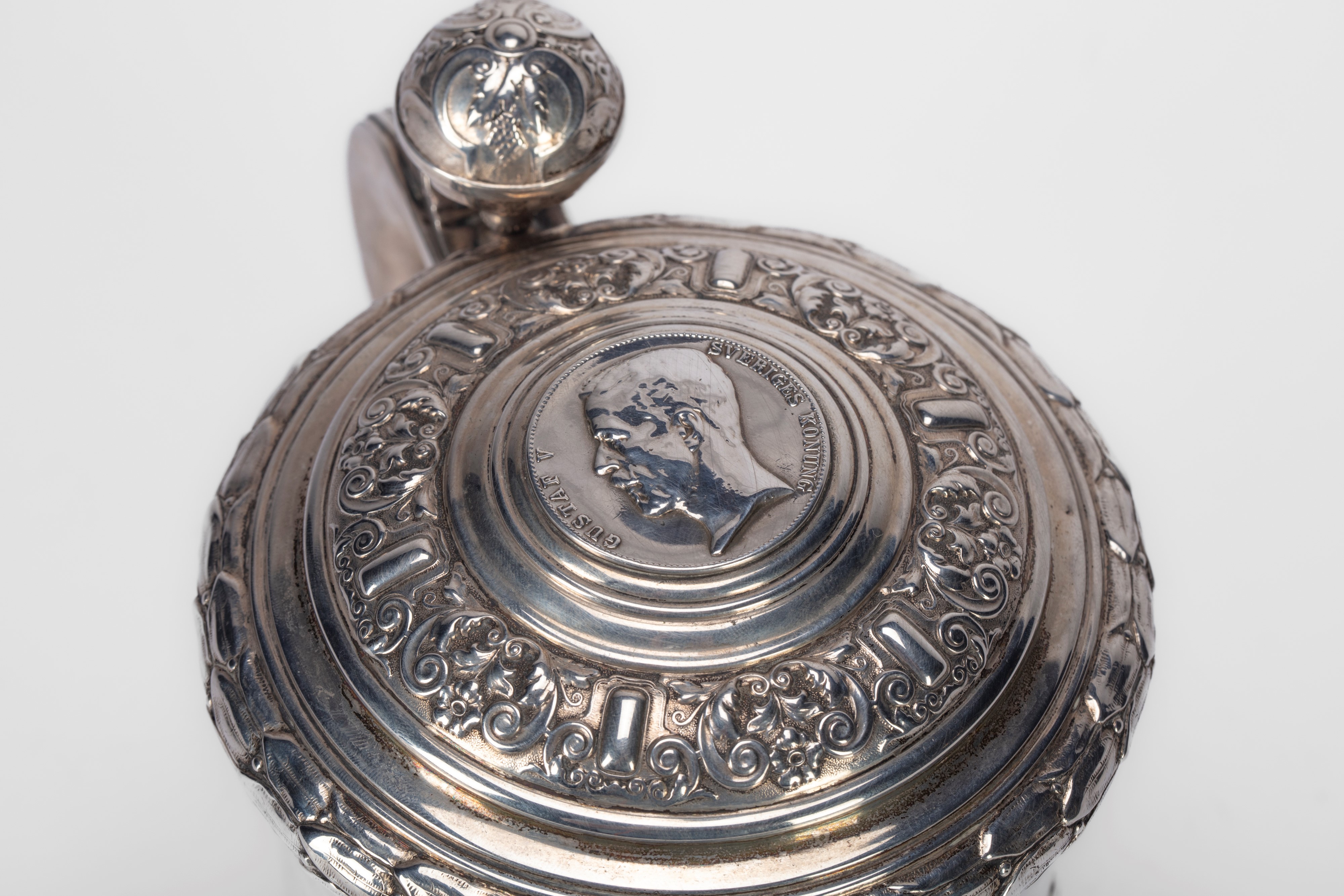 Tankard in argento, Svezia 1955