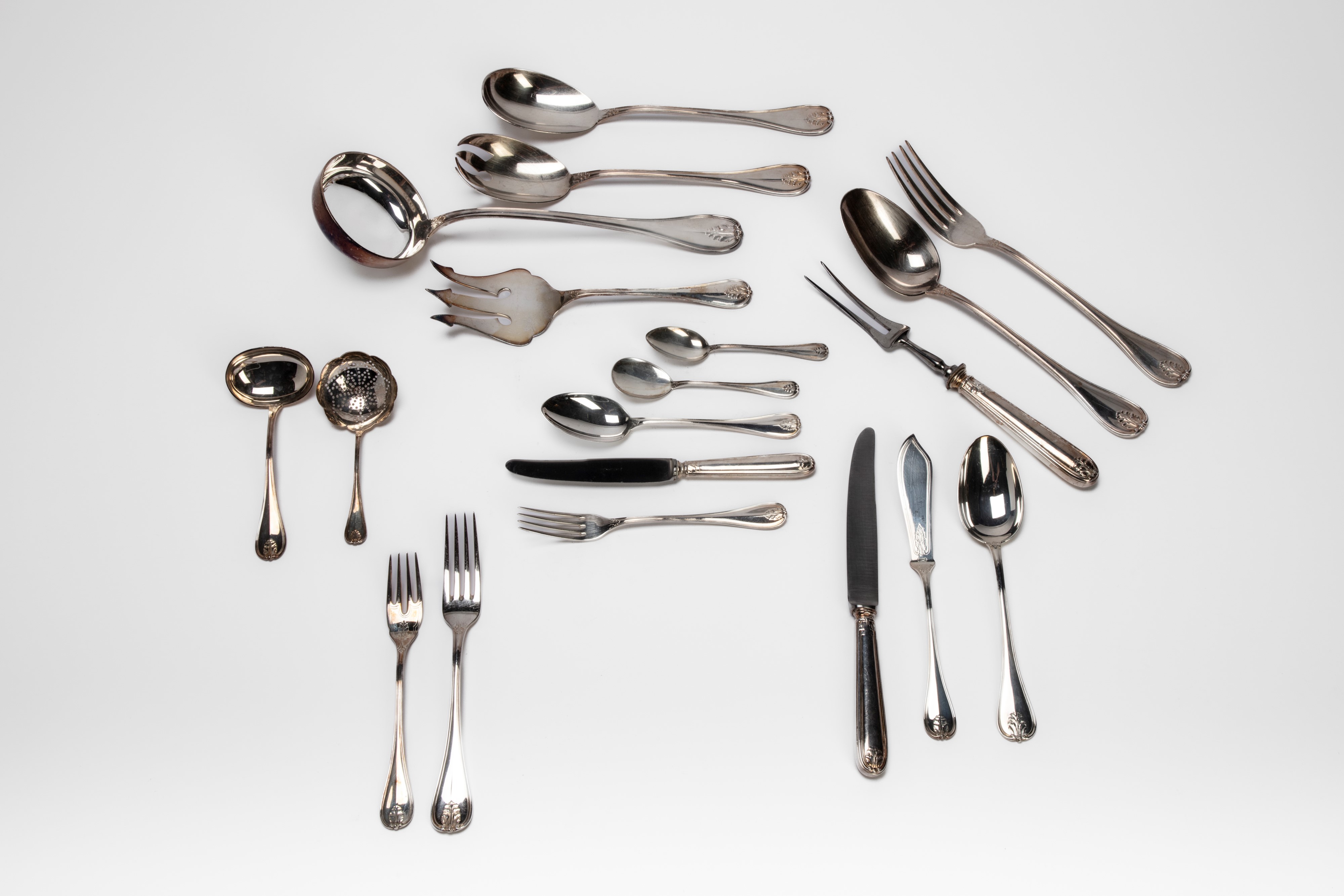 Cutlery set Alexandria, mid-20th century | Antique and Collectors ...
