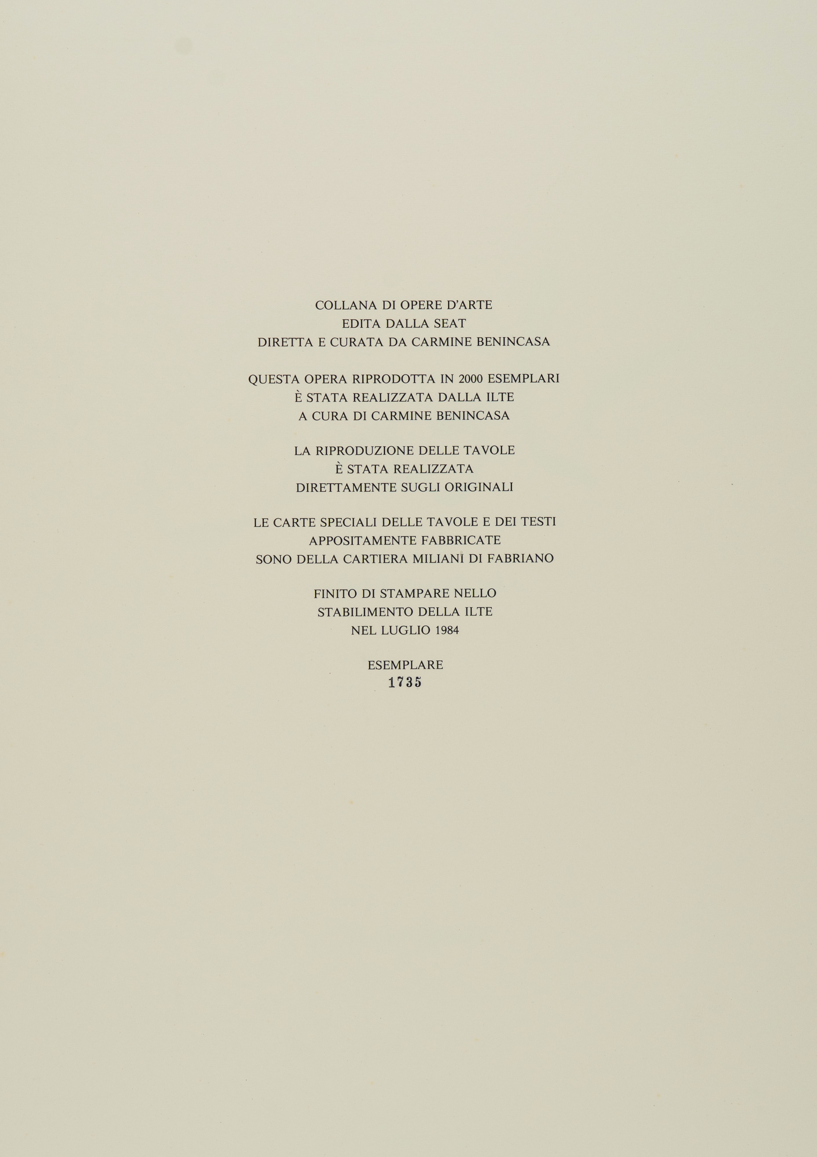 Mario Ceroli - Portfolio Completo di 40 Fotolitografie, Es. 1735/2000