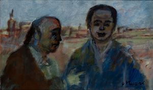 Autoritratto coll'amico Francesco