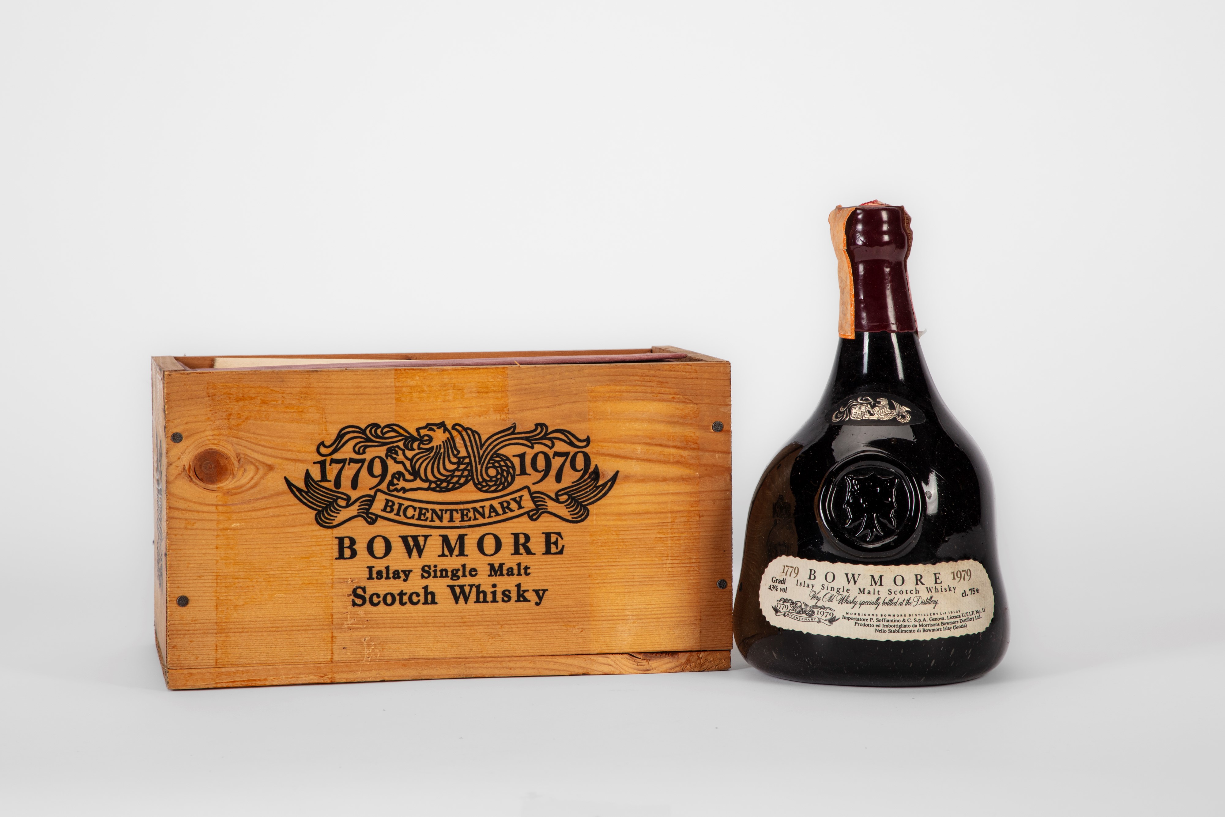 Scozia - Bowmore, Bicentenary Islay Single Malt Scotch Whisky 1779-1979, 75 CL, 43% VOL