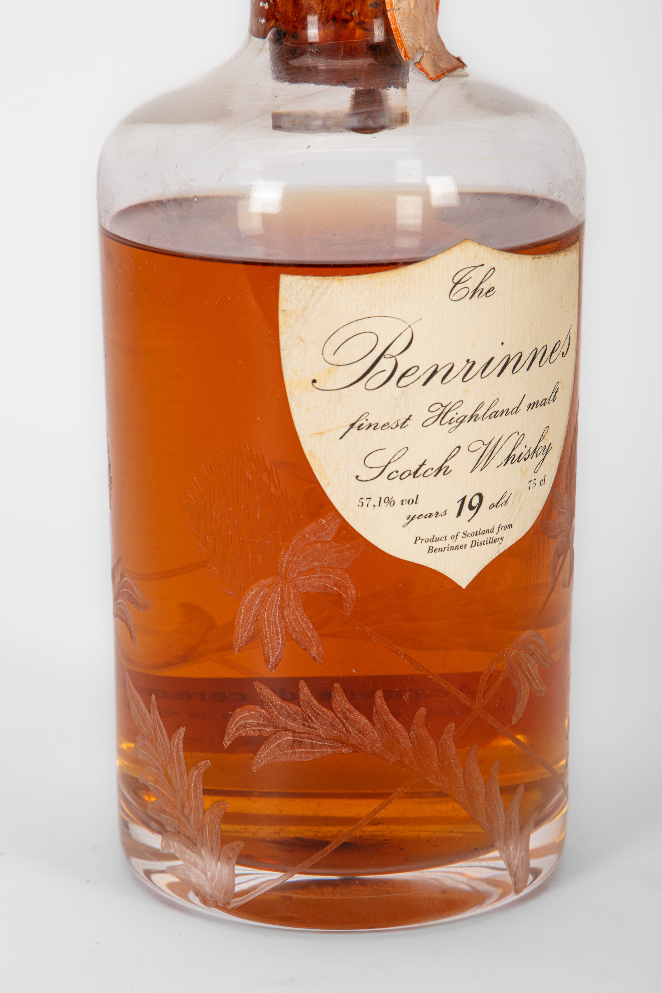The Benrinnes, Finest Highland Malt Scotch Whisky 19 years old Decanter