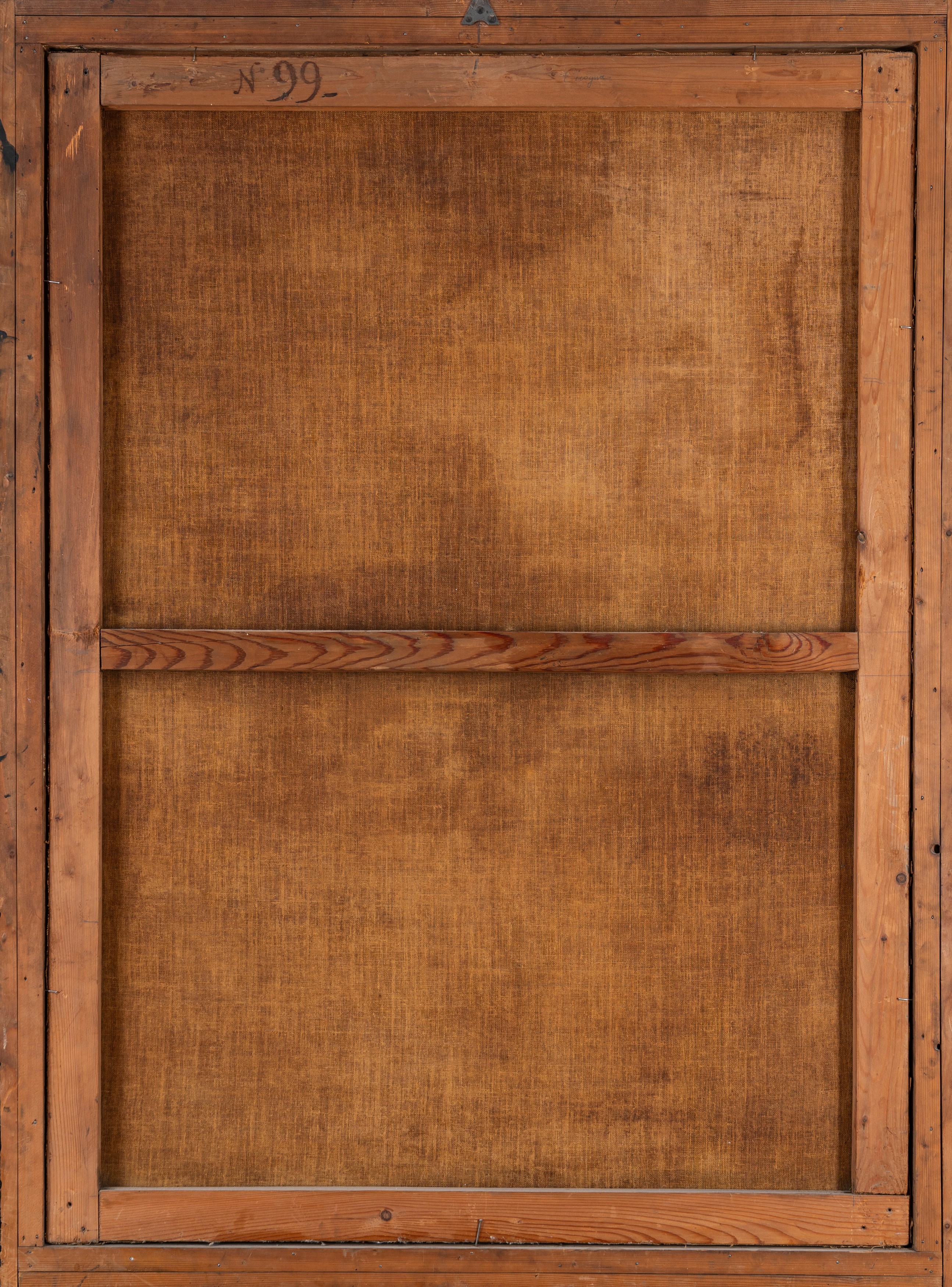 Airone cinerino con anatra presso uno stagno