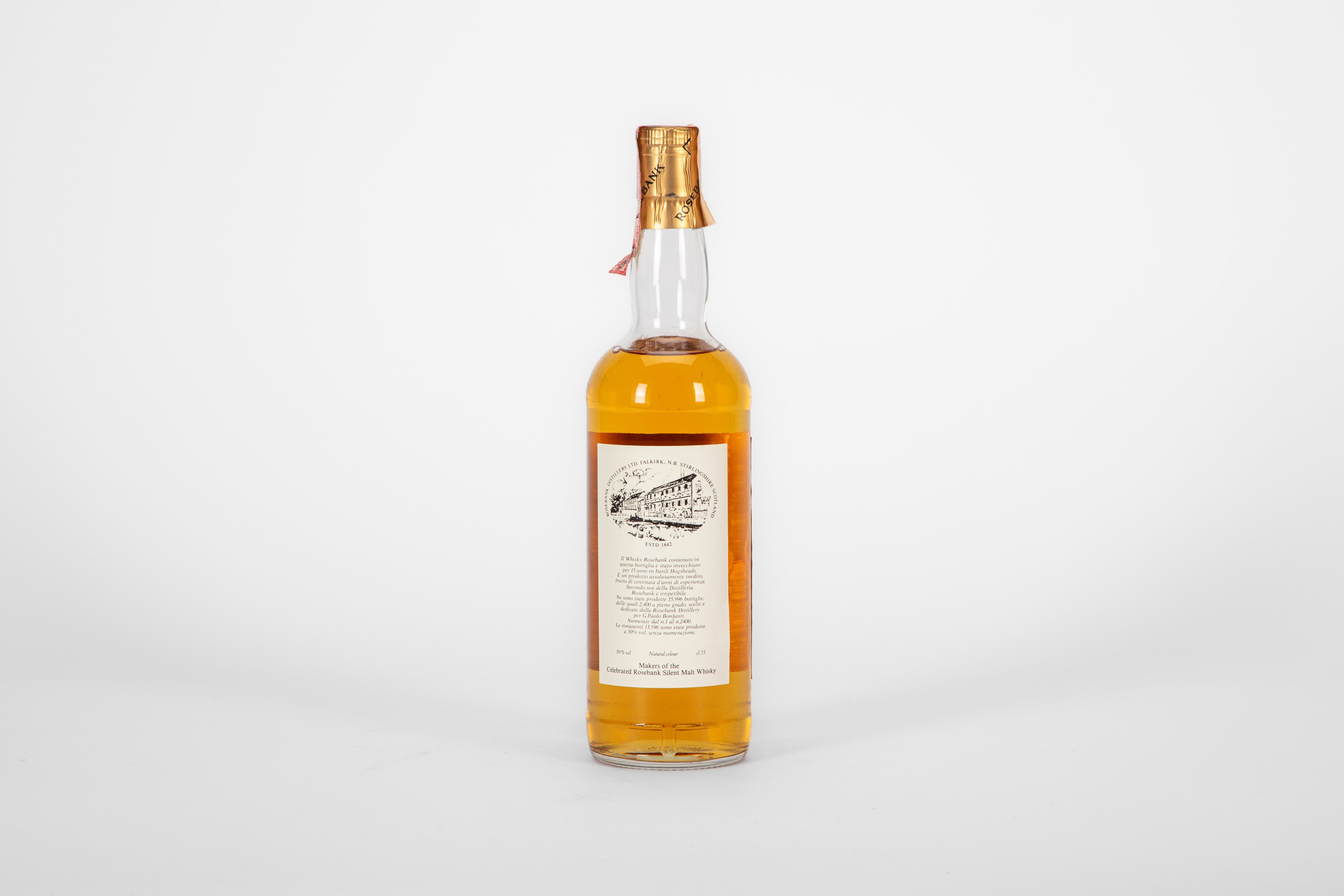 Scozia - Rosebank, 15 Year Old Unblended Single Malt Scotch Whisky