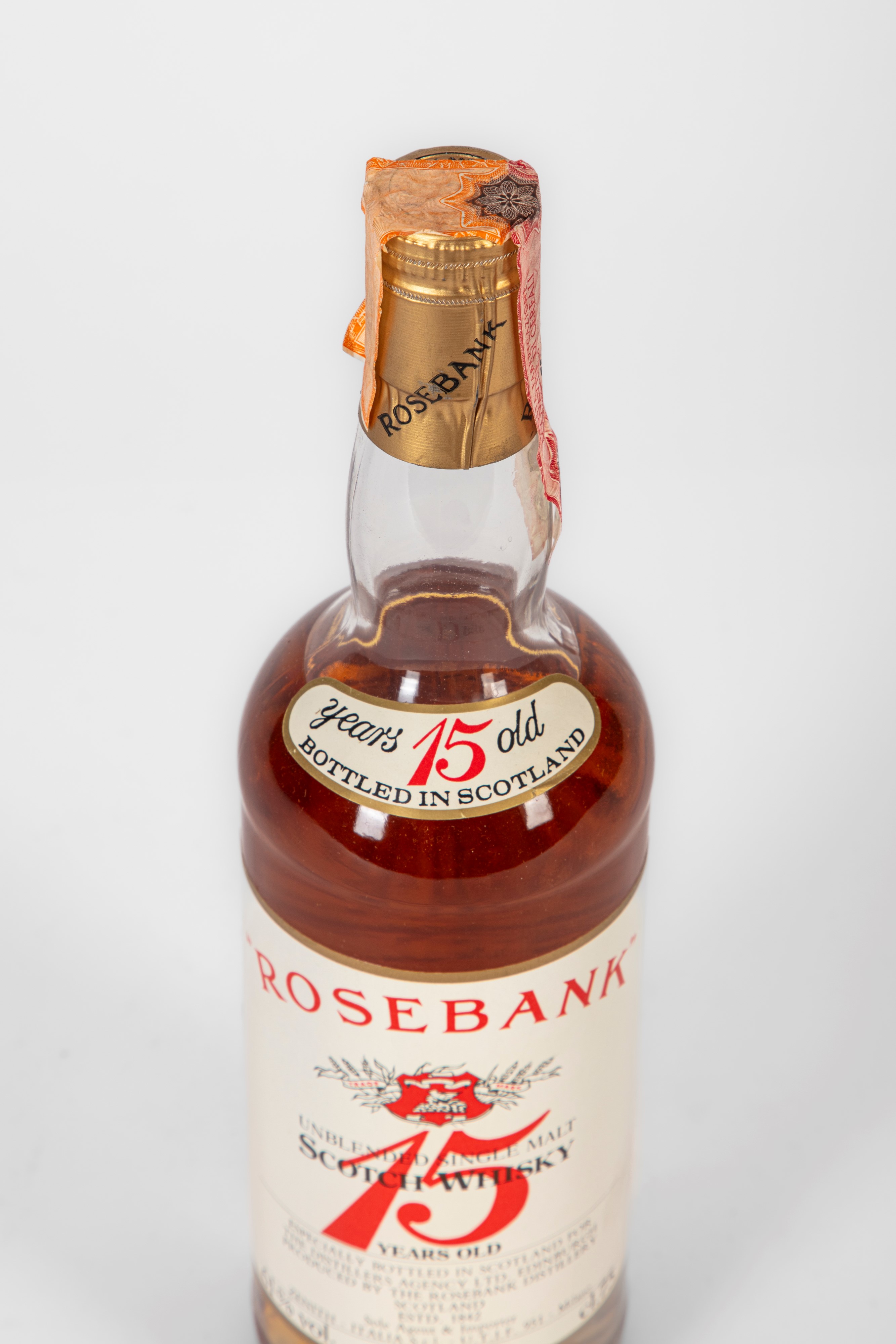Scozia - Rosebank, 15 Year Old Unblended Single Malt Scotch Whisky