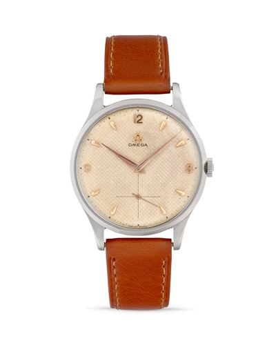 Orologio da polso Oversized in acciaio degli anni '50