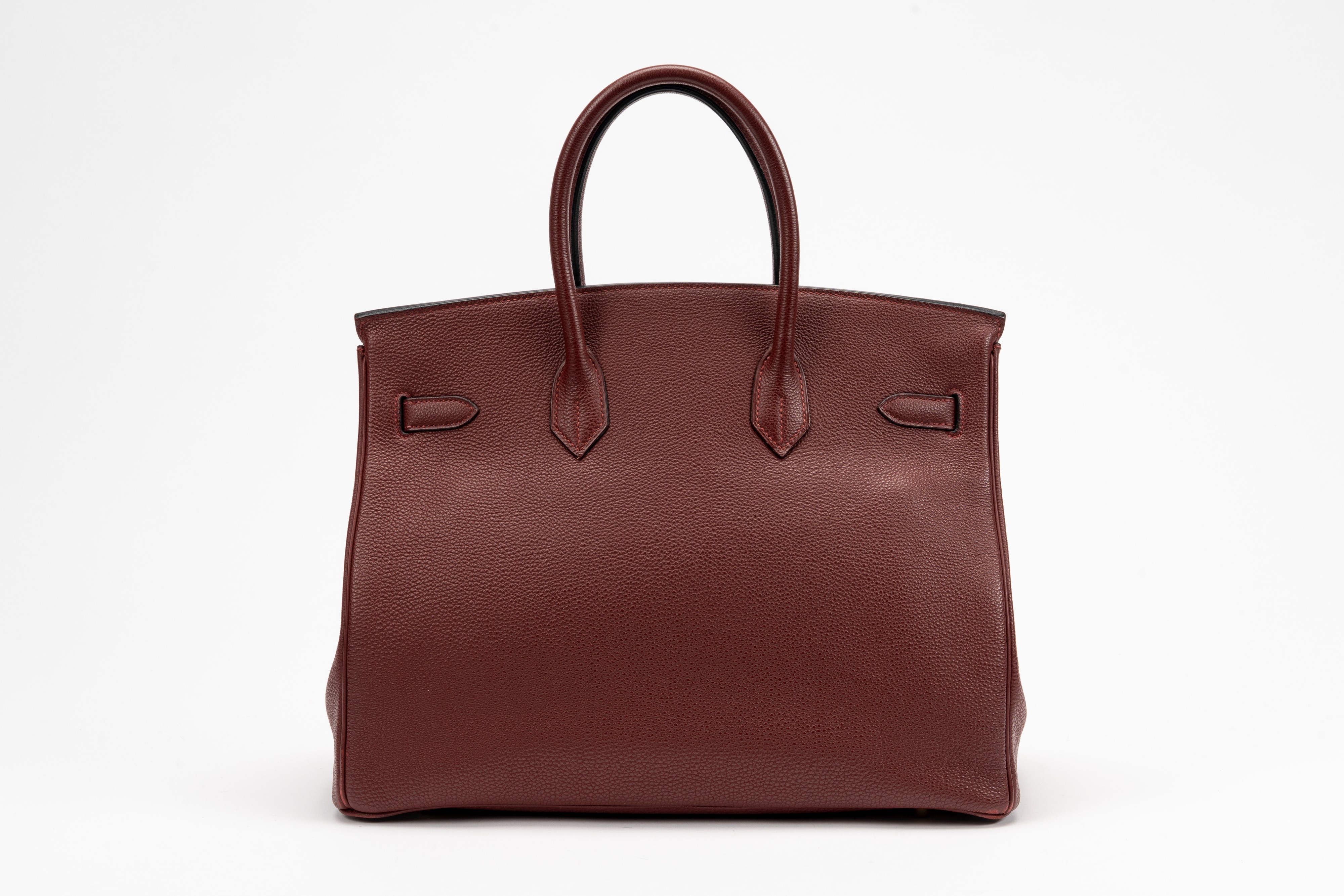 Hermès - Borsa Birkin 35 in pelle Togo, color Rouge H, anno 2003